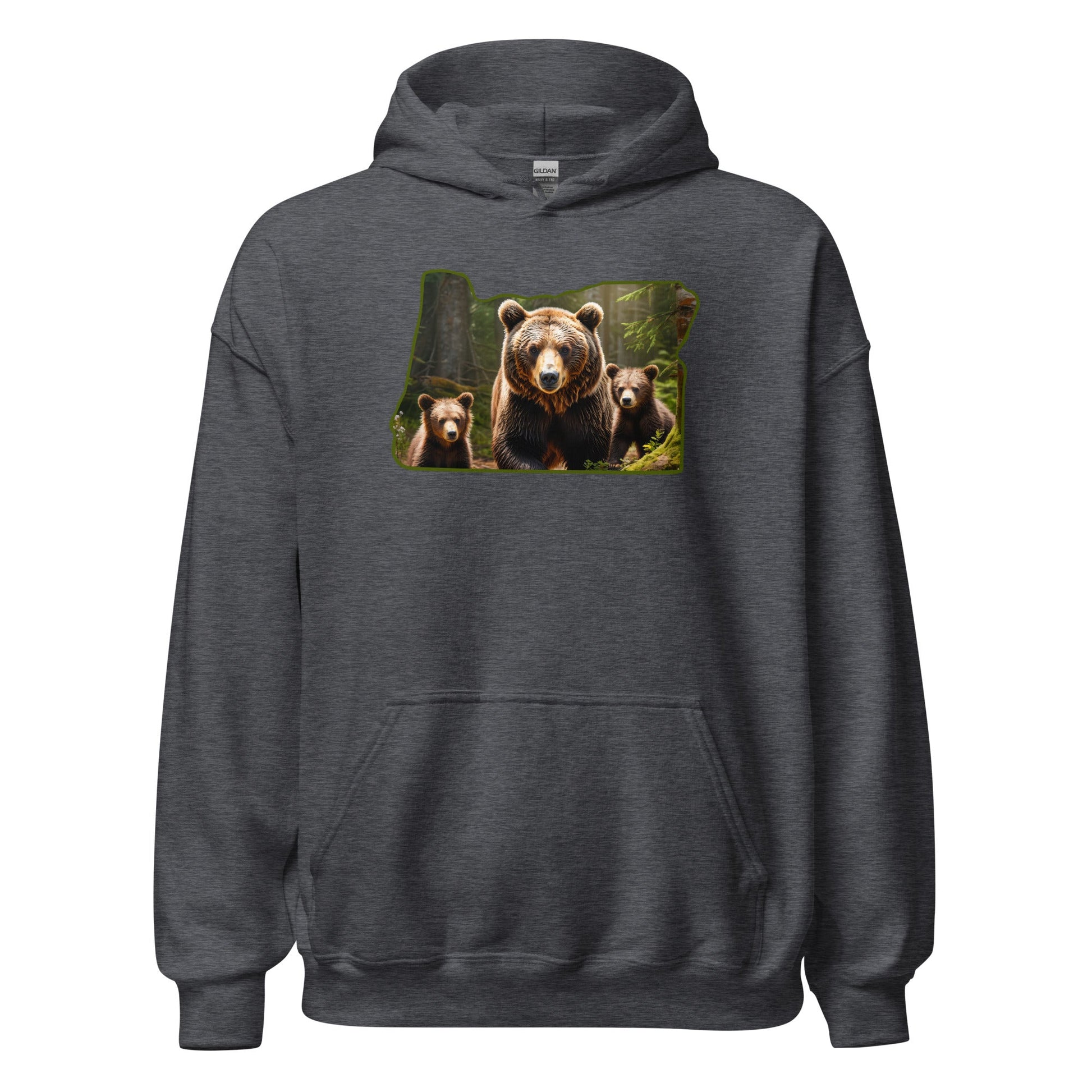 Oregon Bear Family Men's (Unisex) Hoodie - Hoodies - Discovery Co.