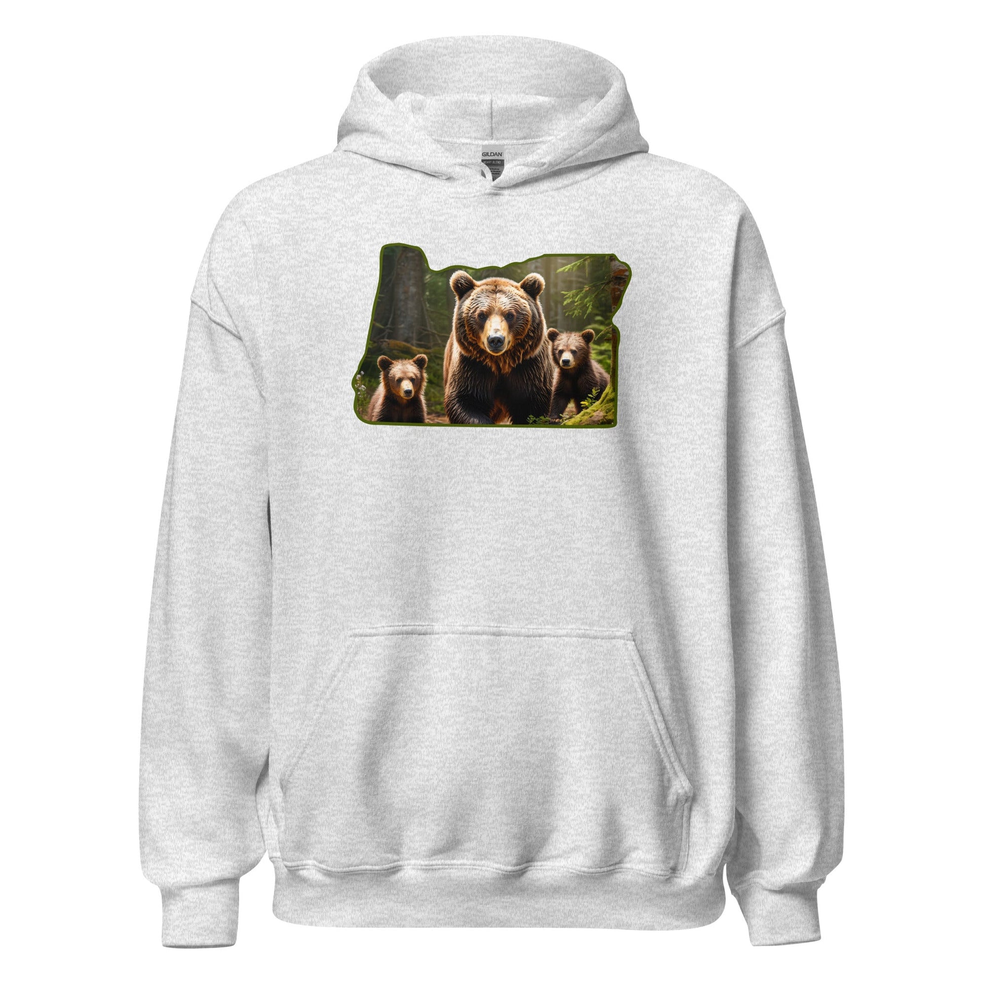 Oregon Bear Family Men's (Unisex) Hoodie - Hoodies - Discovery Co.