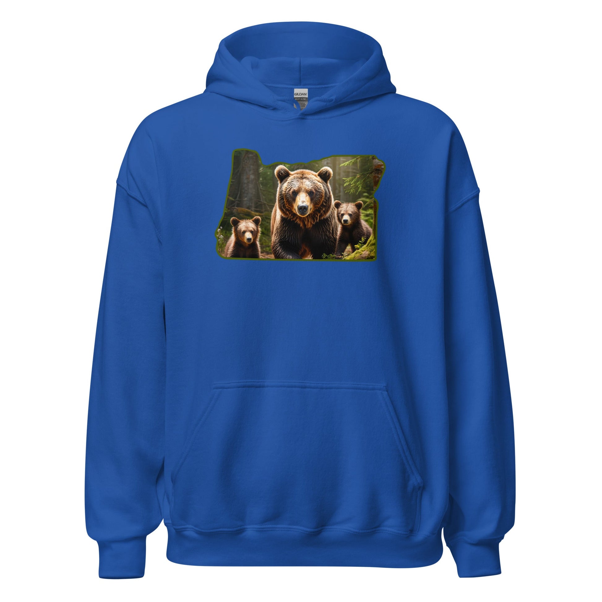 Oregon Bear Family Men's (Unisex) Hoodie - Hoodies - Discovery Co.