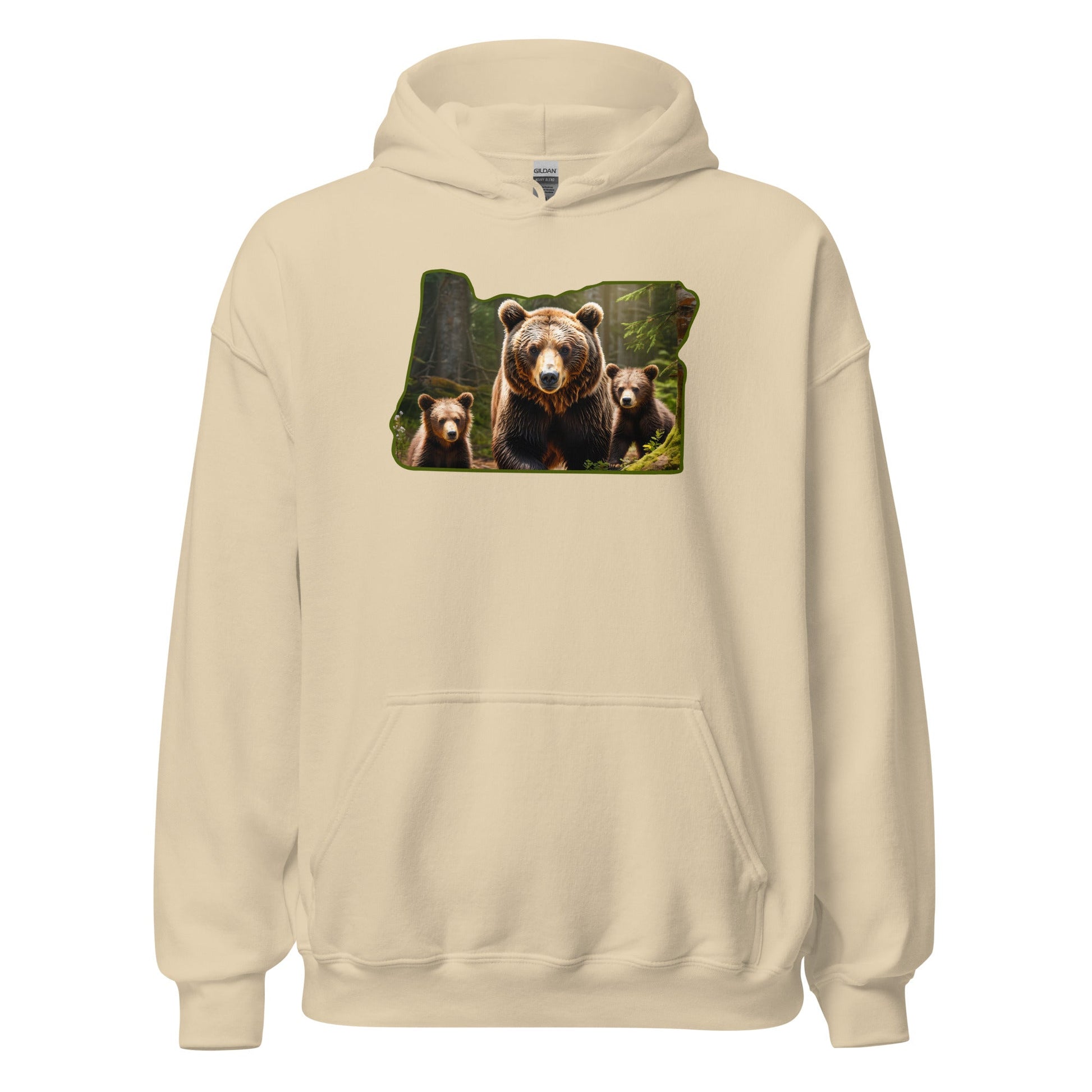 Oregon Bear Family Men's (Unisex) Hoodie - Hoodies - Discovery Co.