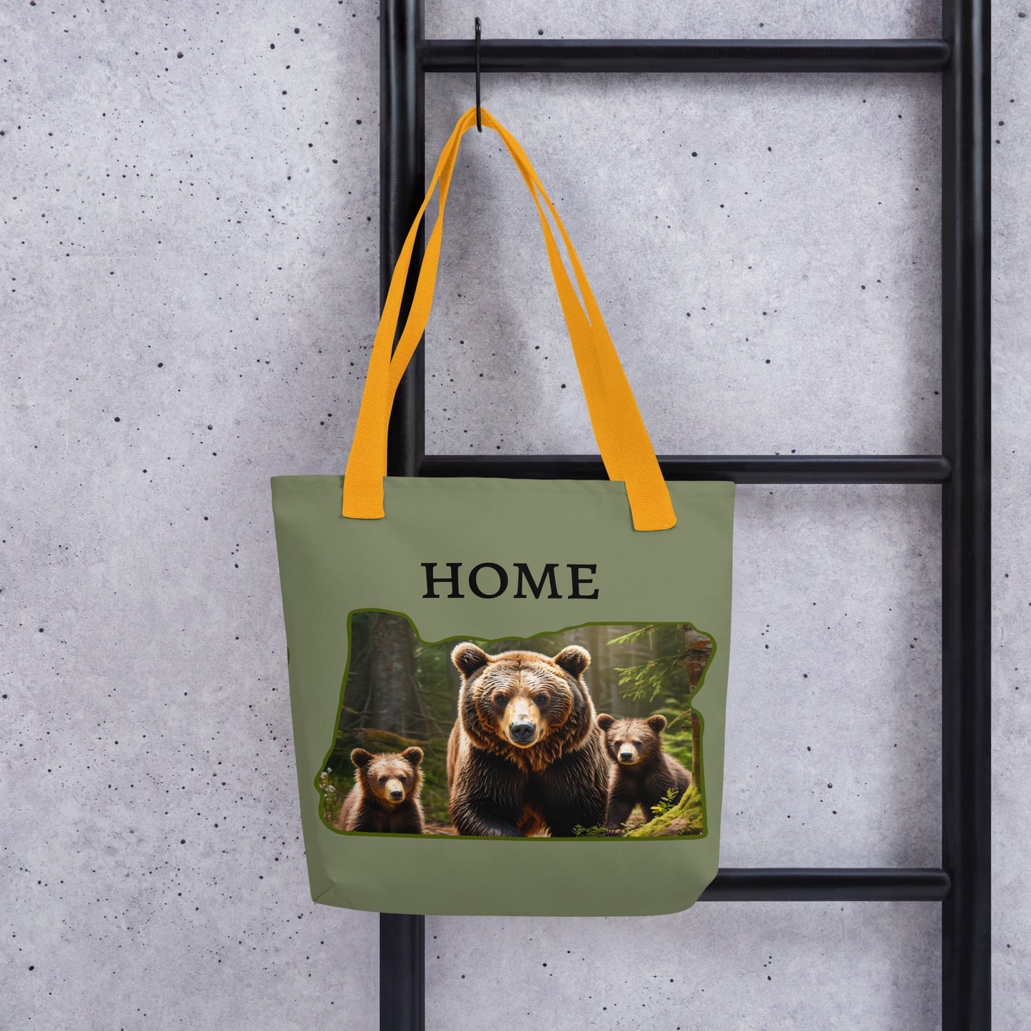 Oregon Bear Family Tote Bag - Tote Bags - Discovery Co.