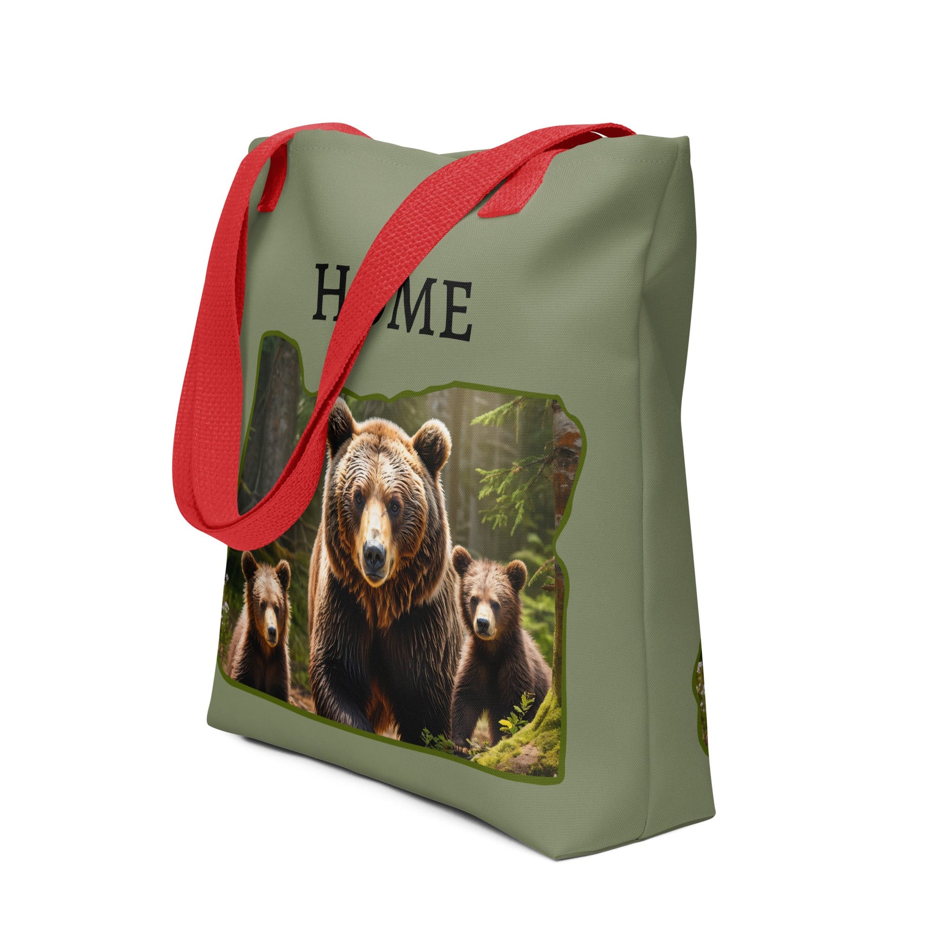 Oregon Bear Family Tote Bag - Tote Bags - Discovery Co.