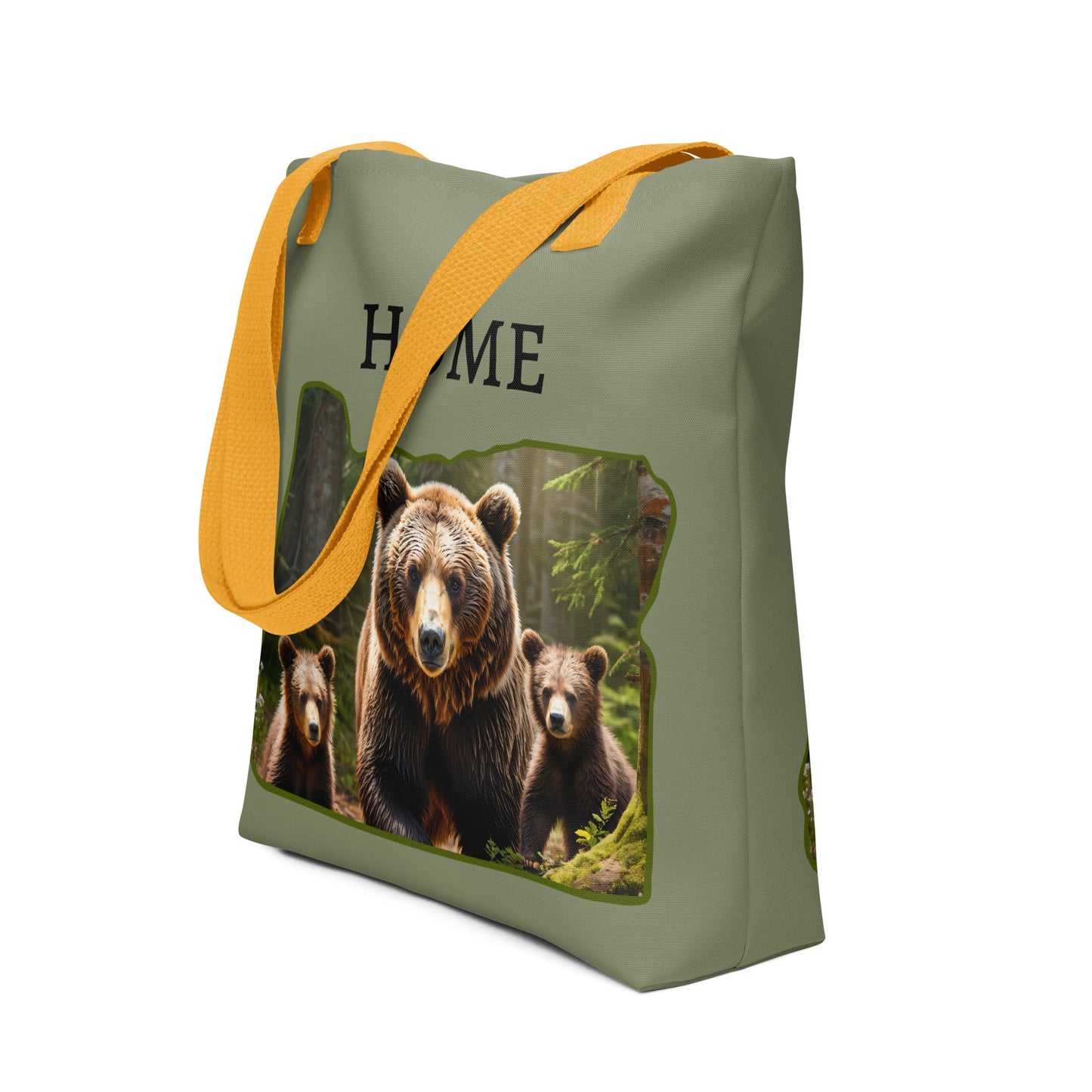 Oregon Bear Family Tote Bag - Tote Bags - Discovery Co.