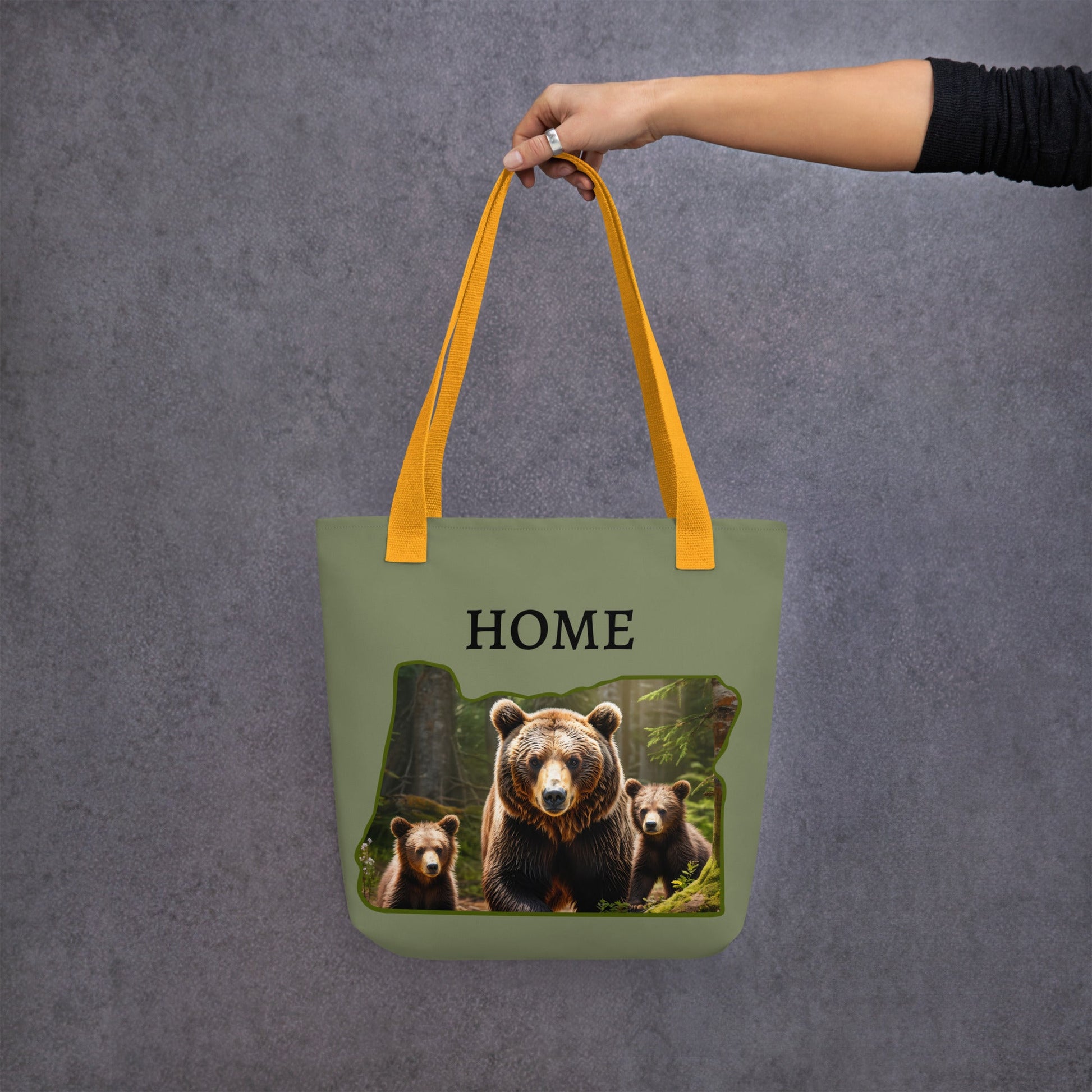 Oregon Bear Family Tote Bag - Tote Bags - Discovery Co.