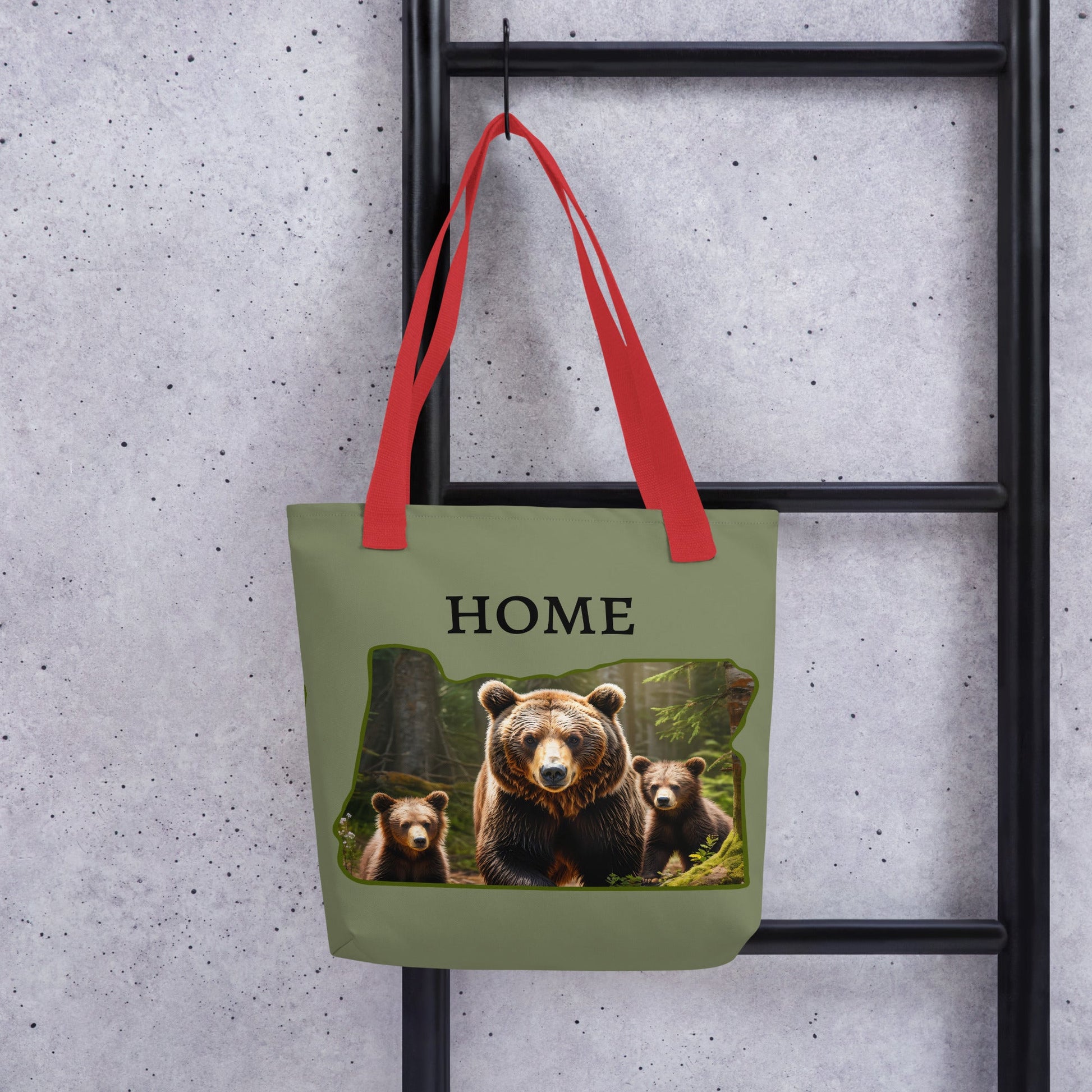 Oregon Bear Family Tote Bag - Tote Bags - Discovery Co.