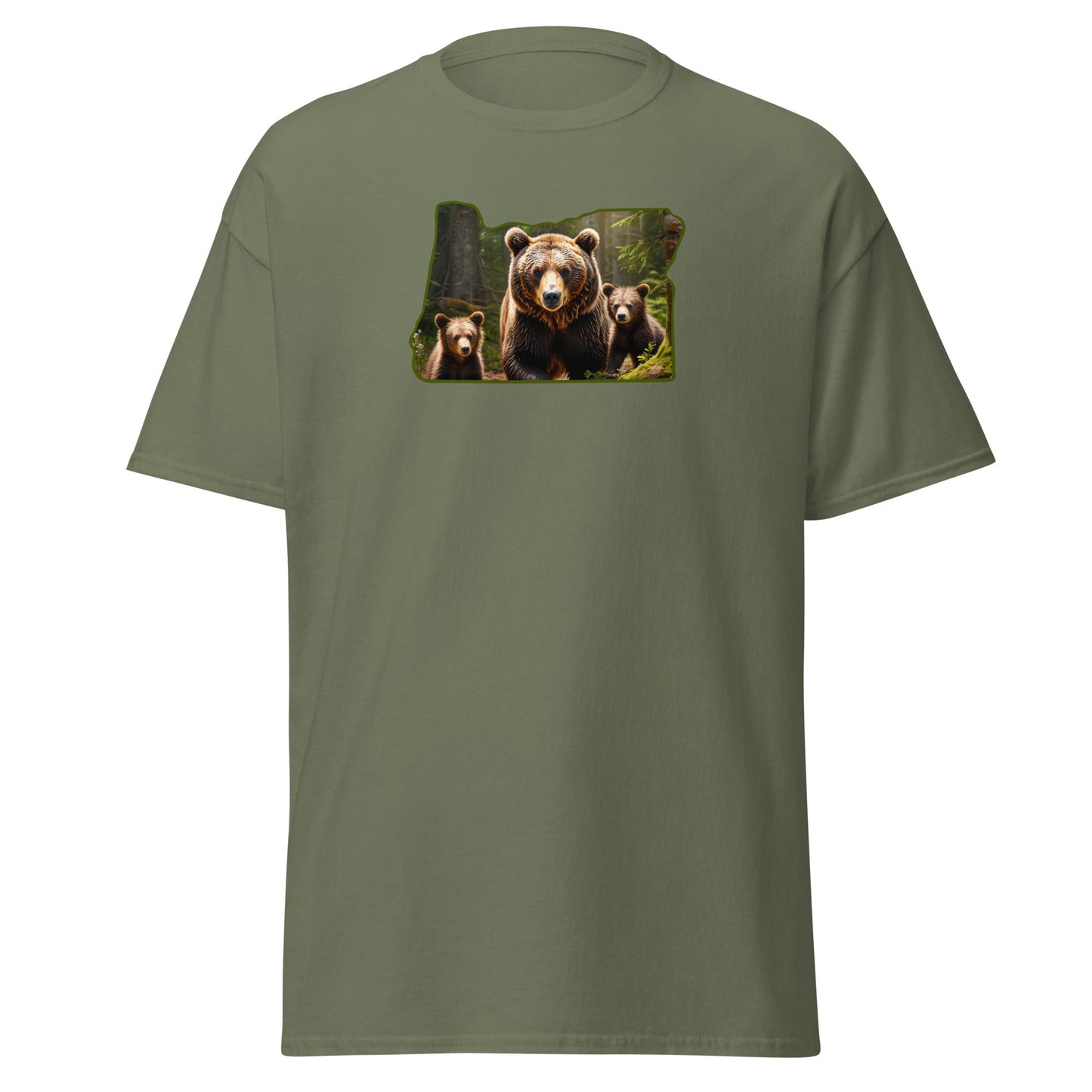 Oregon Bear Family Women's (Unisex) Classic Tee - Women's Shirts - Discovery Co.