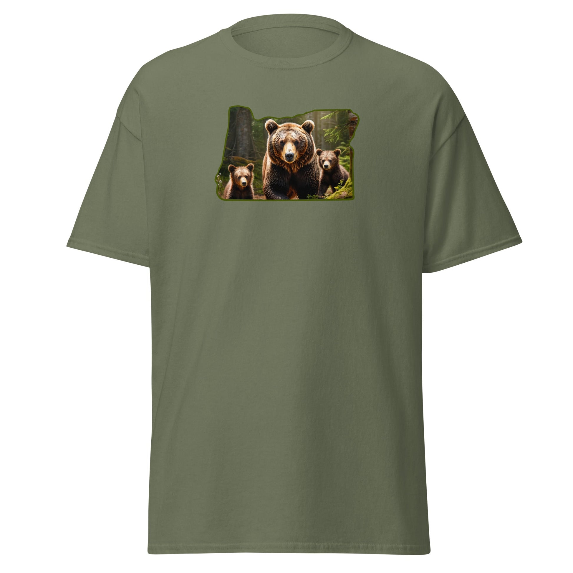 Oregon Bear Family Women's (Unisex) Classic Tee - Women's Shirts - Discovery Co.