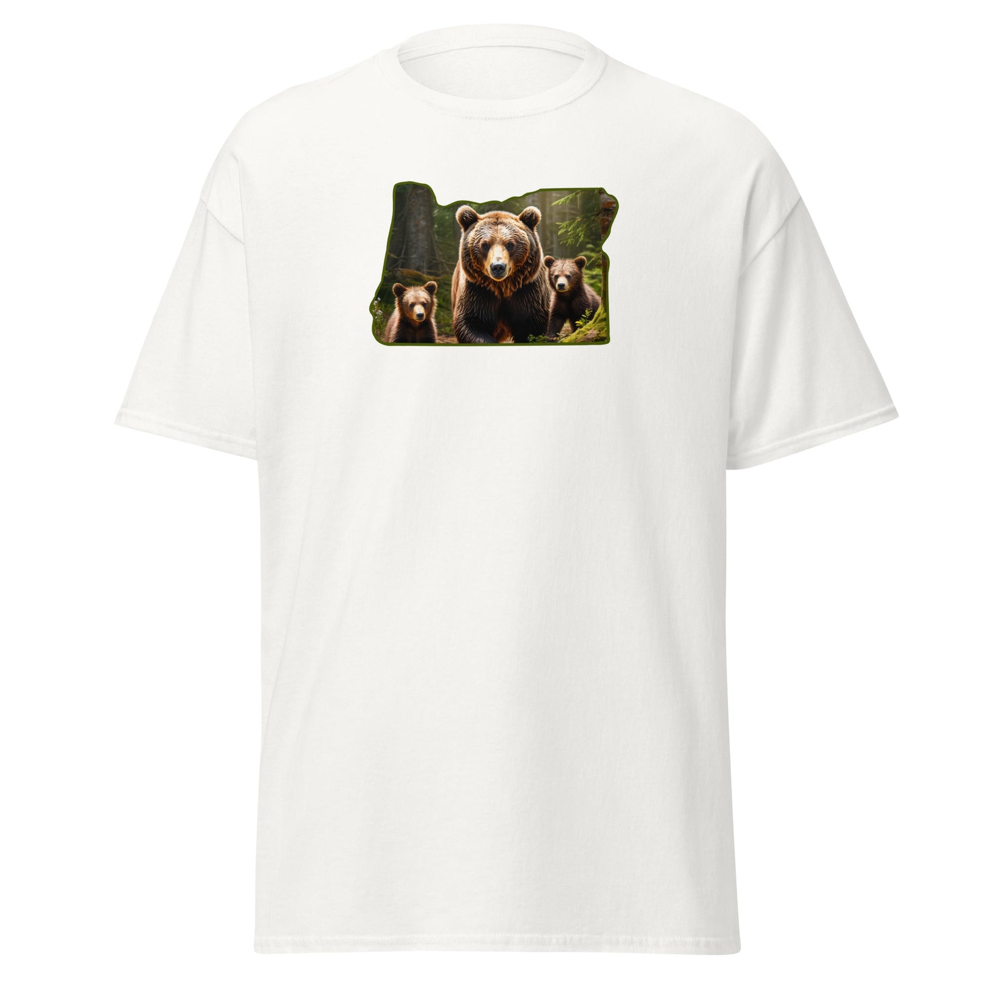Oregon Bear Family Women's (Unisex) Classic Tee - Women's Shirts - Discovery Co.