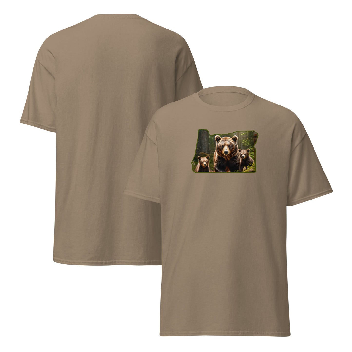 Oregon Bear Family Women's (Unisex) Classic Tee - Women's Shirts - Discovery Co.
