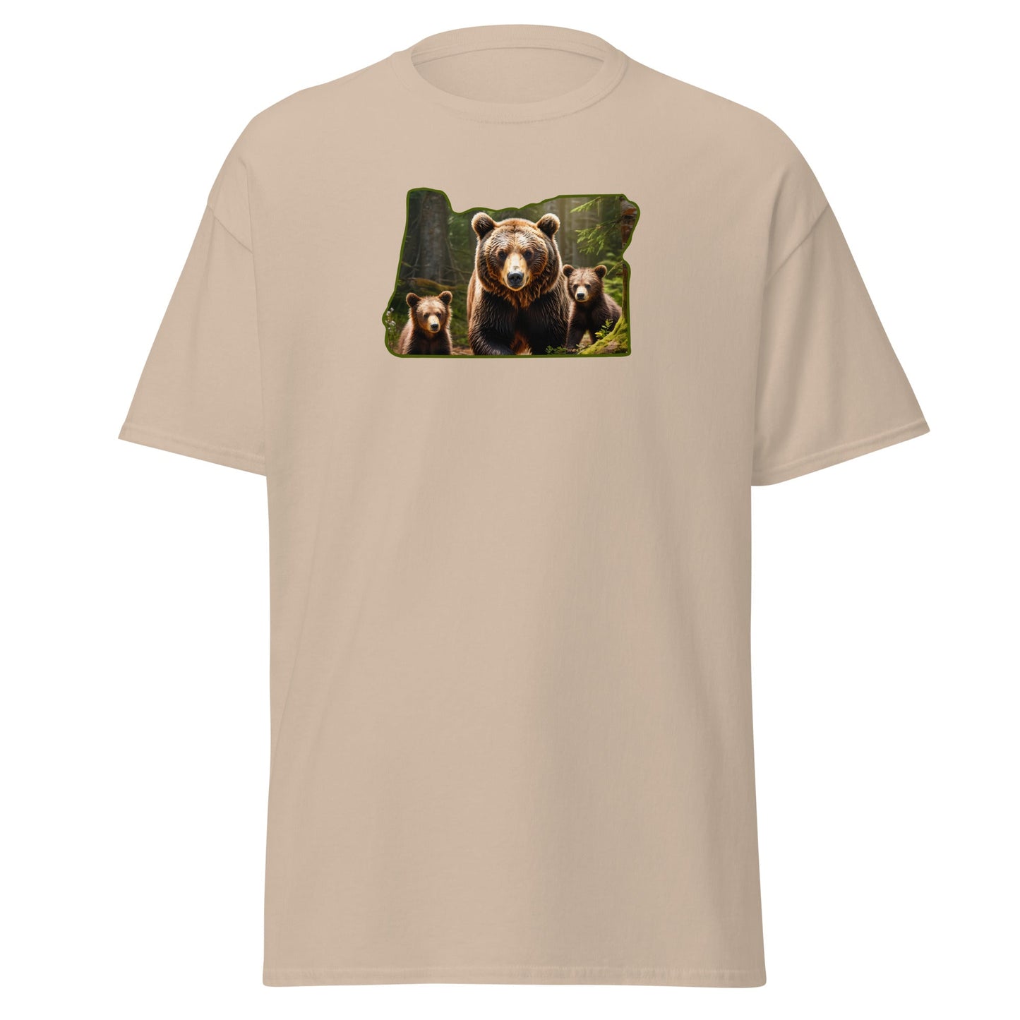 Oregon Bear Family Women's (Unisex) Classic Tee - Women's Shirts - Discovery Co.