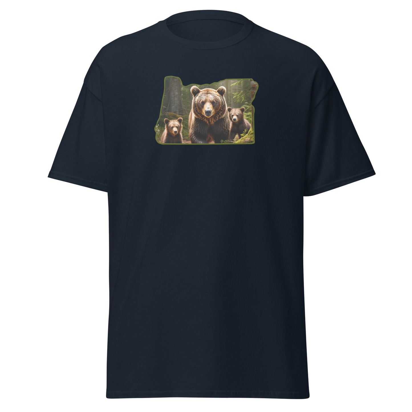 Oregon Bear Family Women's (Unisex) Classic Tee - Women's Shirts - Discovery Co.