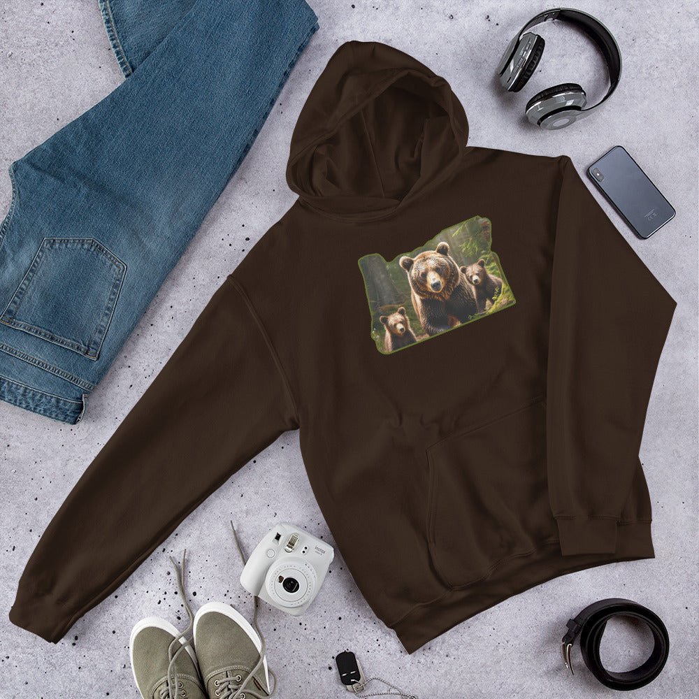 Oregon Bear Family Women's (Unisex) Hoodie - Hoodies - Discovery Co.