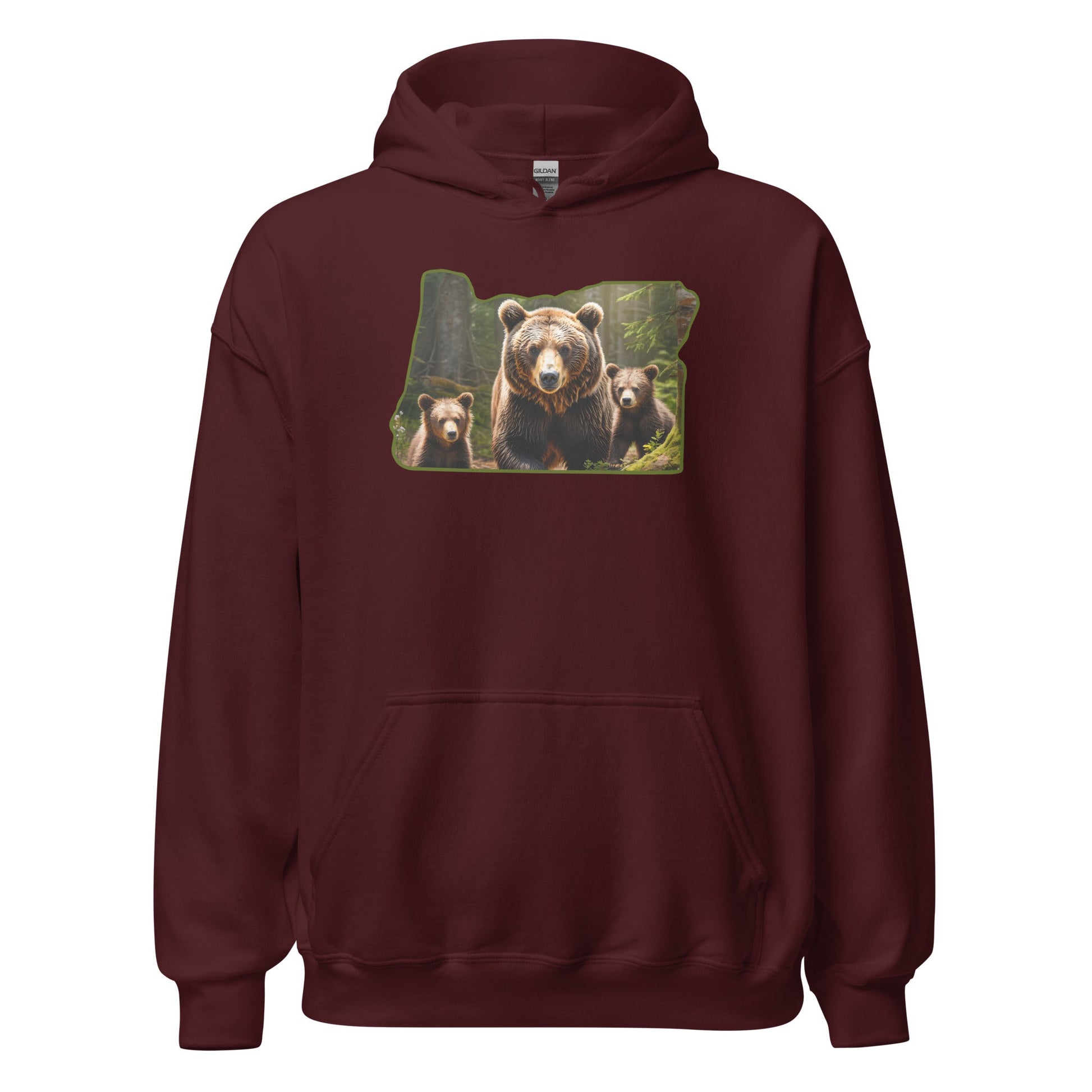 Oregon Bear Family Women's (Unisex) Hoodie - Hoodies - Discovery Co.