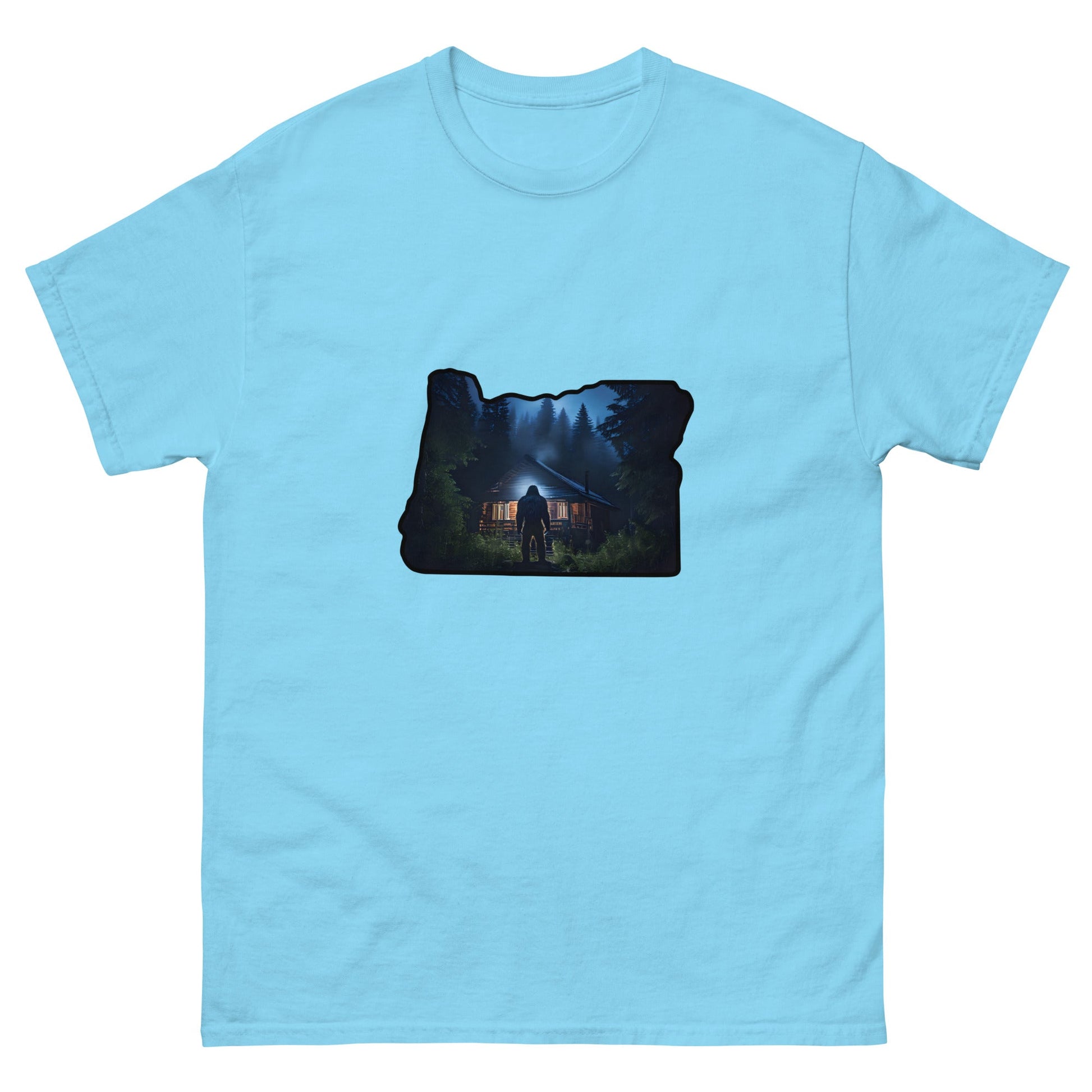 Oregon Big Foot Visits Men's Classic Tee - Men's Shirts - Discovery Co.