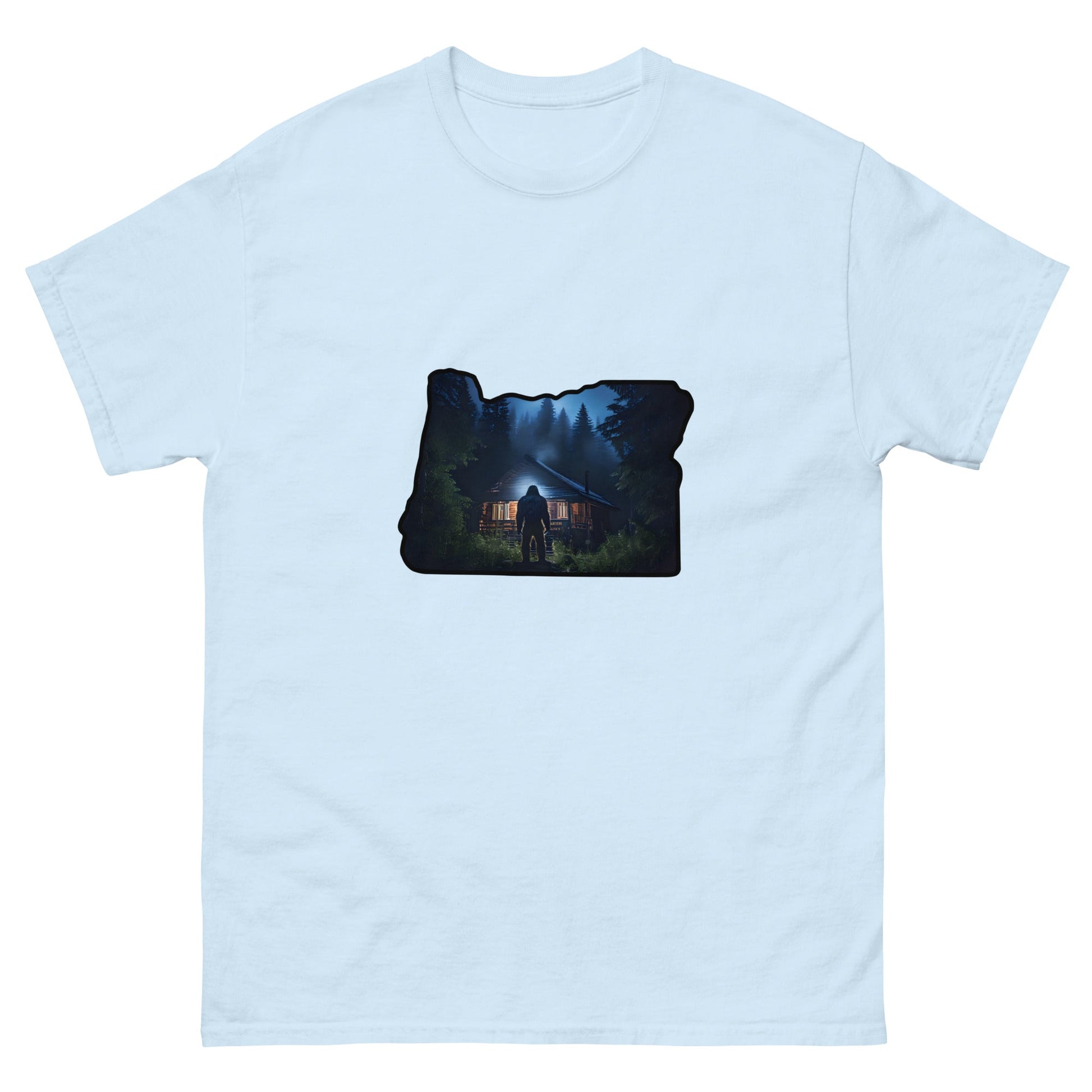 Oregon Big Foot Visits Men's Classic Tee - Men's Shirts - Discovery Co.