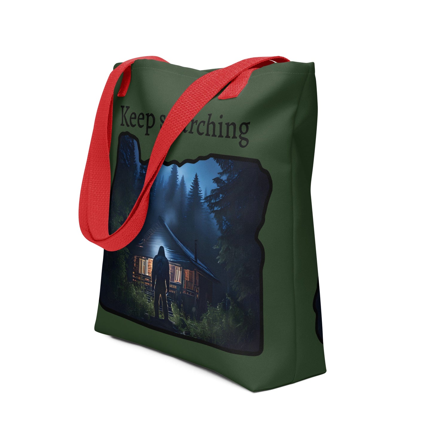 Oregon Big Foot Visits Tote Bag - Tote Bags - Discovery Co.