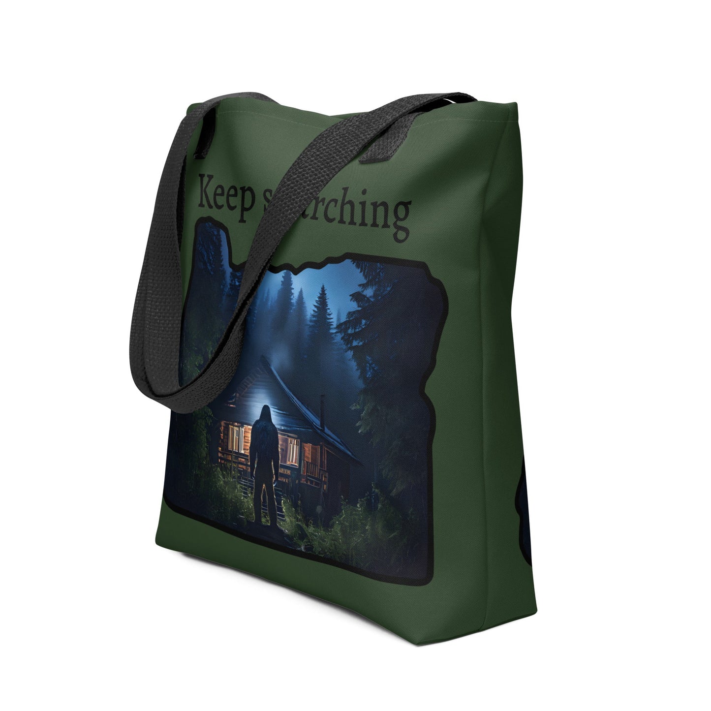 Oregon Big Foot Visits Tote Bag - Tote Bags - Discovery Co.