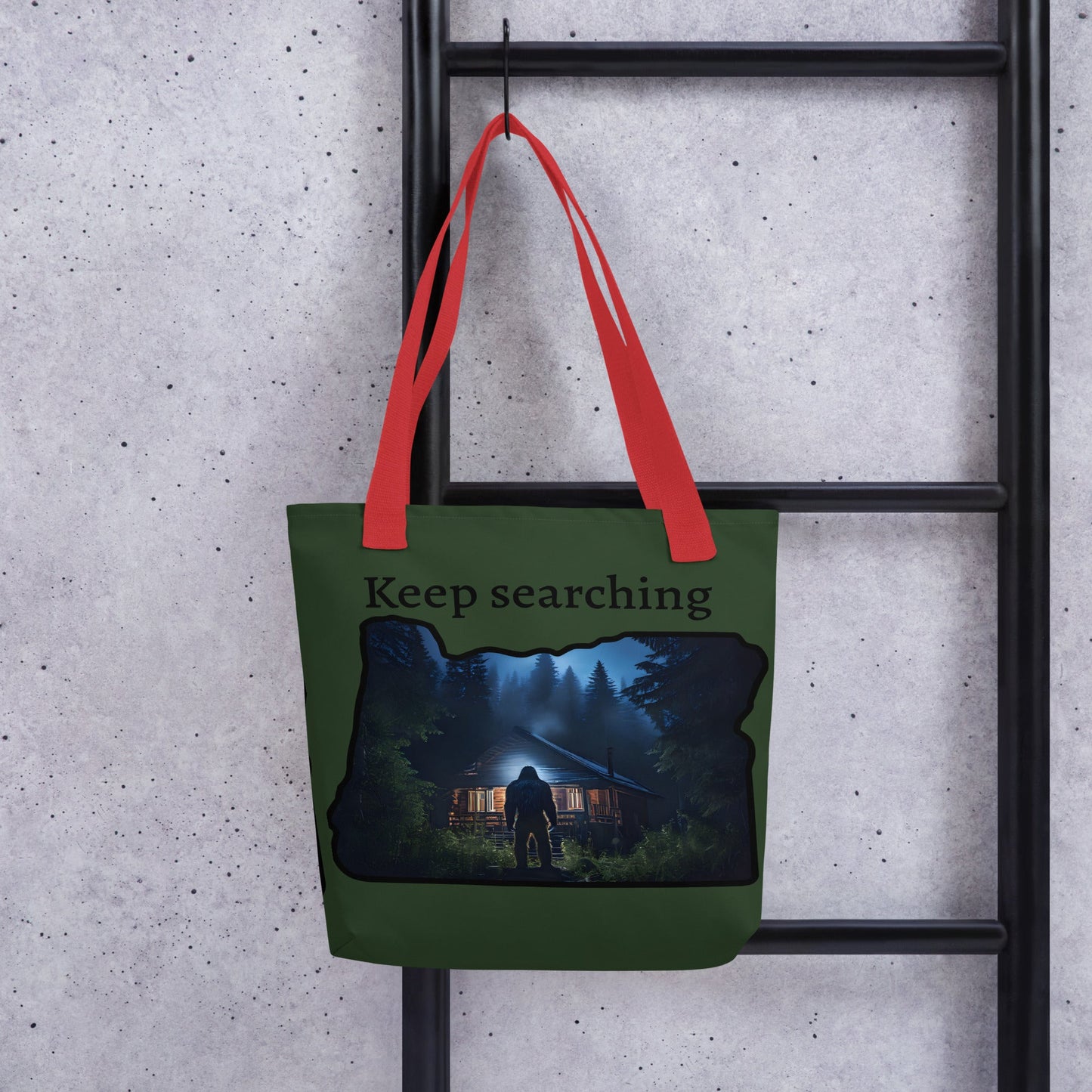 Oregon Big Foot Visits Tote Bag - Tote Bags - Discovery Co.