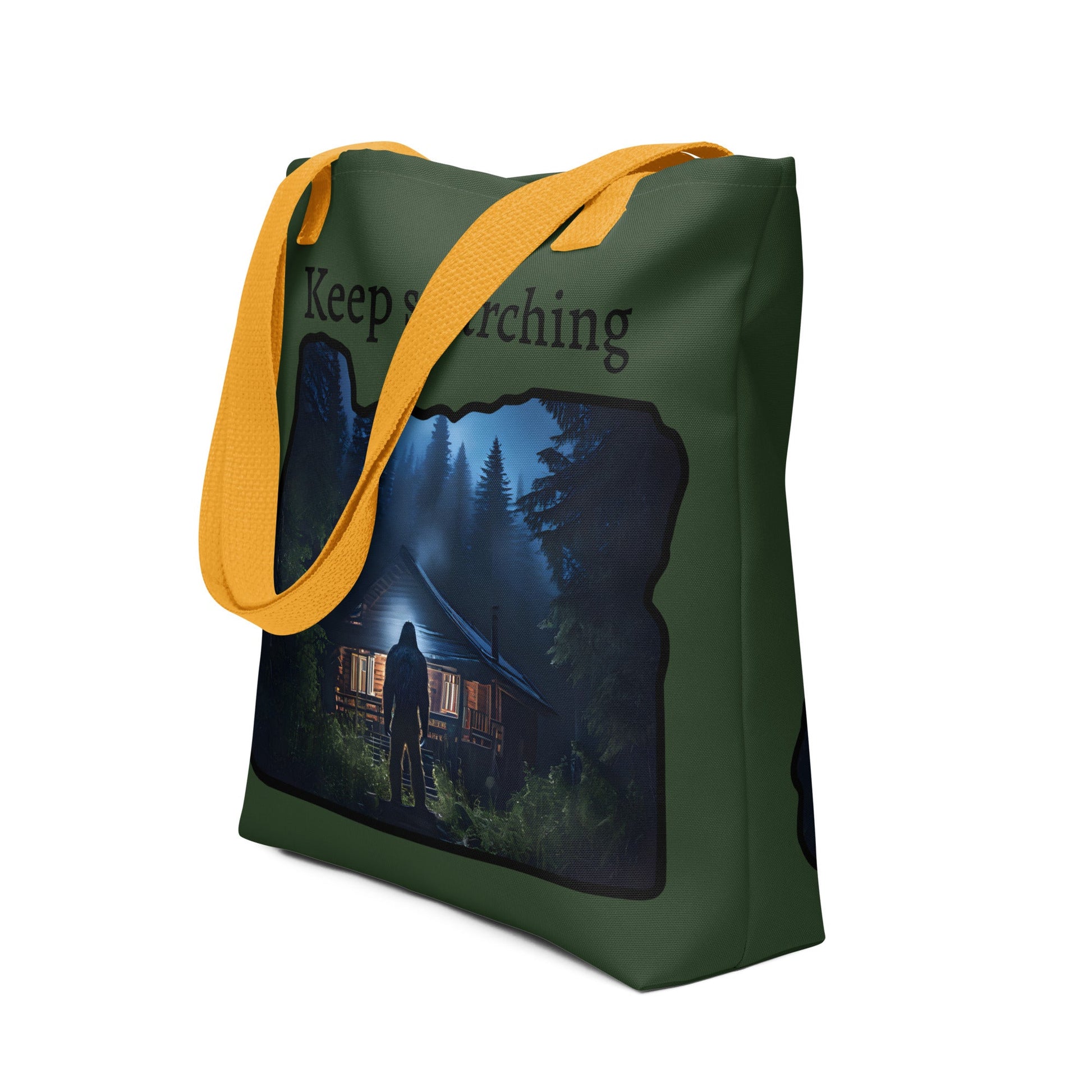 Oregon Big Foot Visits Tote Bag - Tote Bags - Discovery Co.