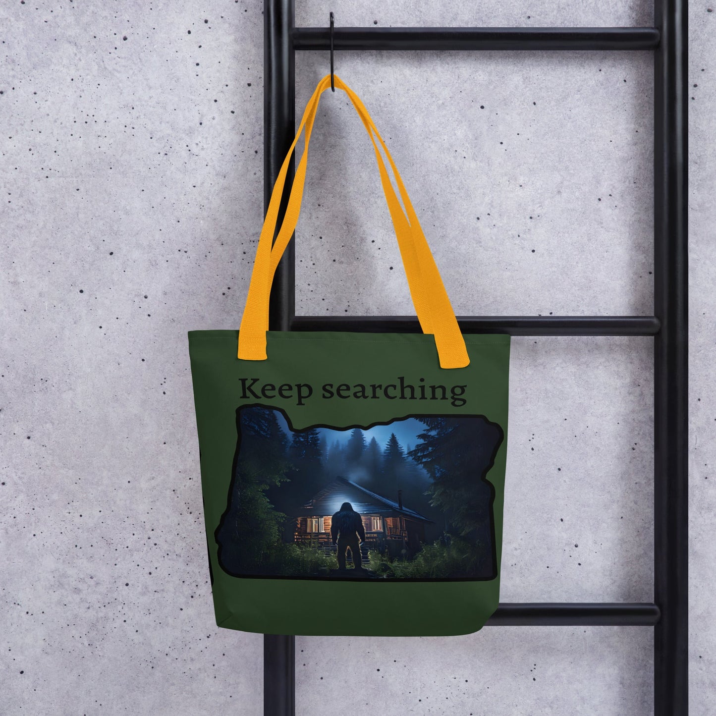 Oregon Big Foot Visits Tote Bag - Tote Bags - Discovery Co.