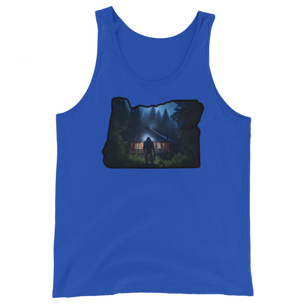 Oregon Bigfoot Visit Men's Tank Top - Men's Shirts - Discovery Co.