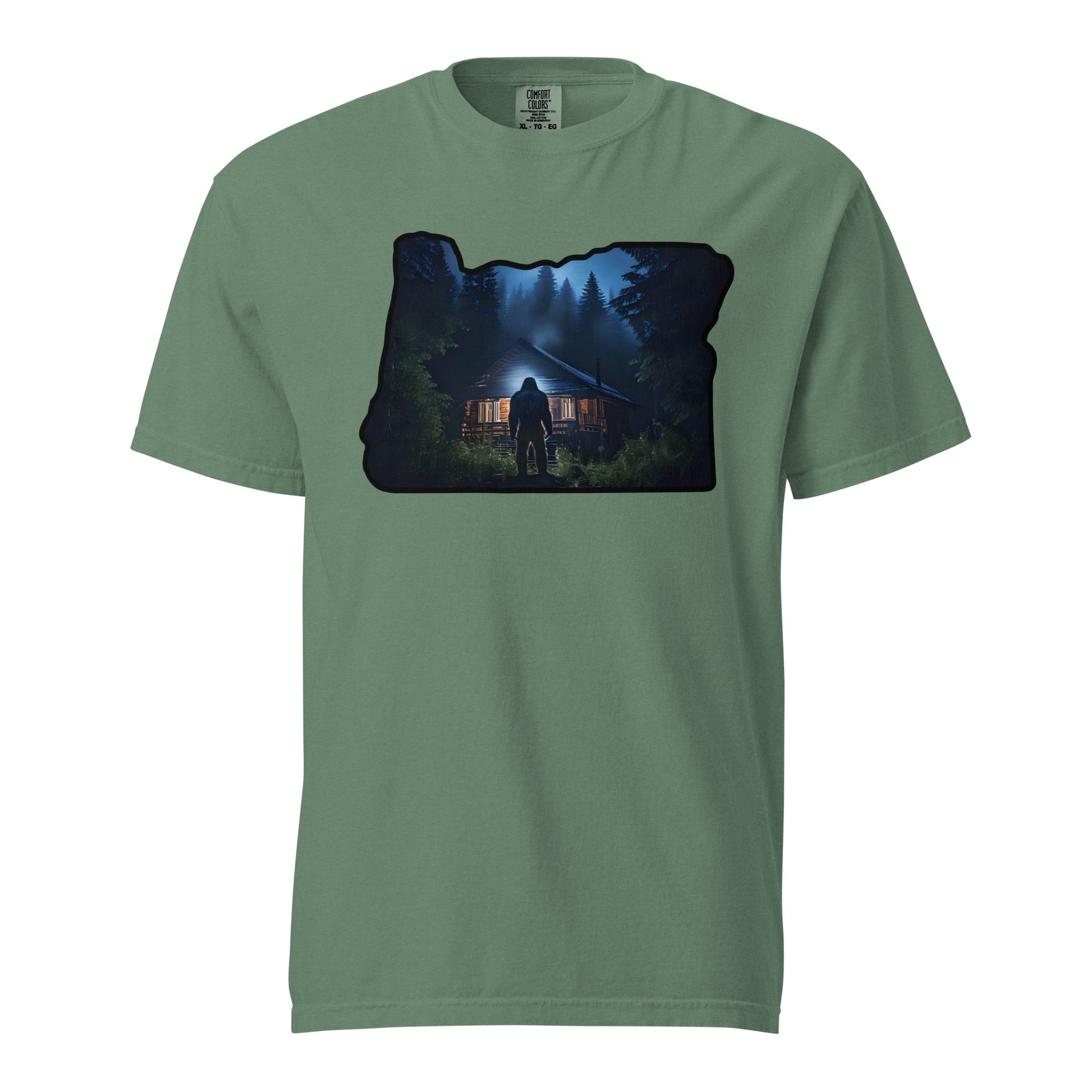Oregon Bigfoot Visit Women's (Unisex) Premium Tee - Women's Shirts - Discovery Co.