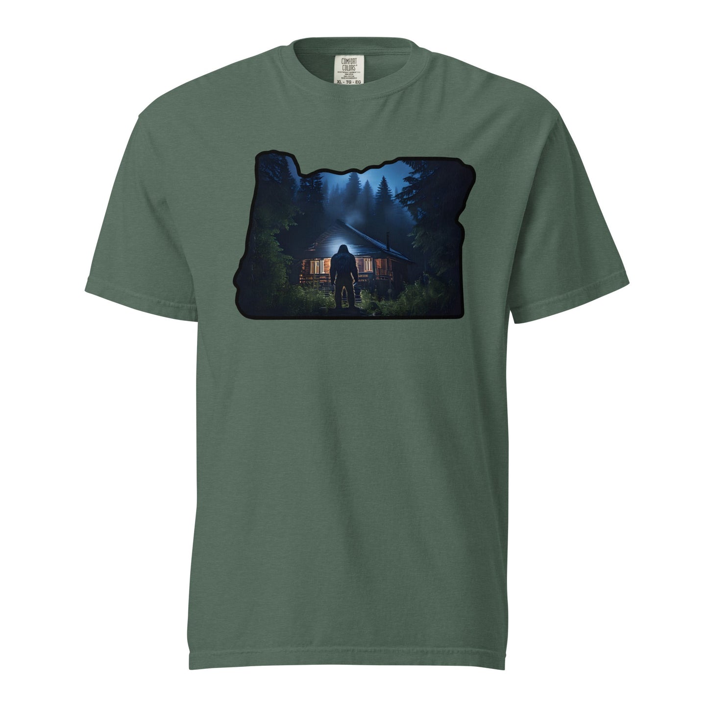 Oregon Bigfoot Visit Women's (Unisex) Premium Tee - Women's Shirts - Discovery Co.