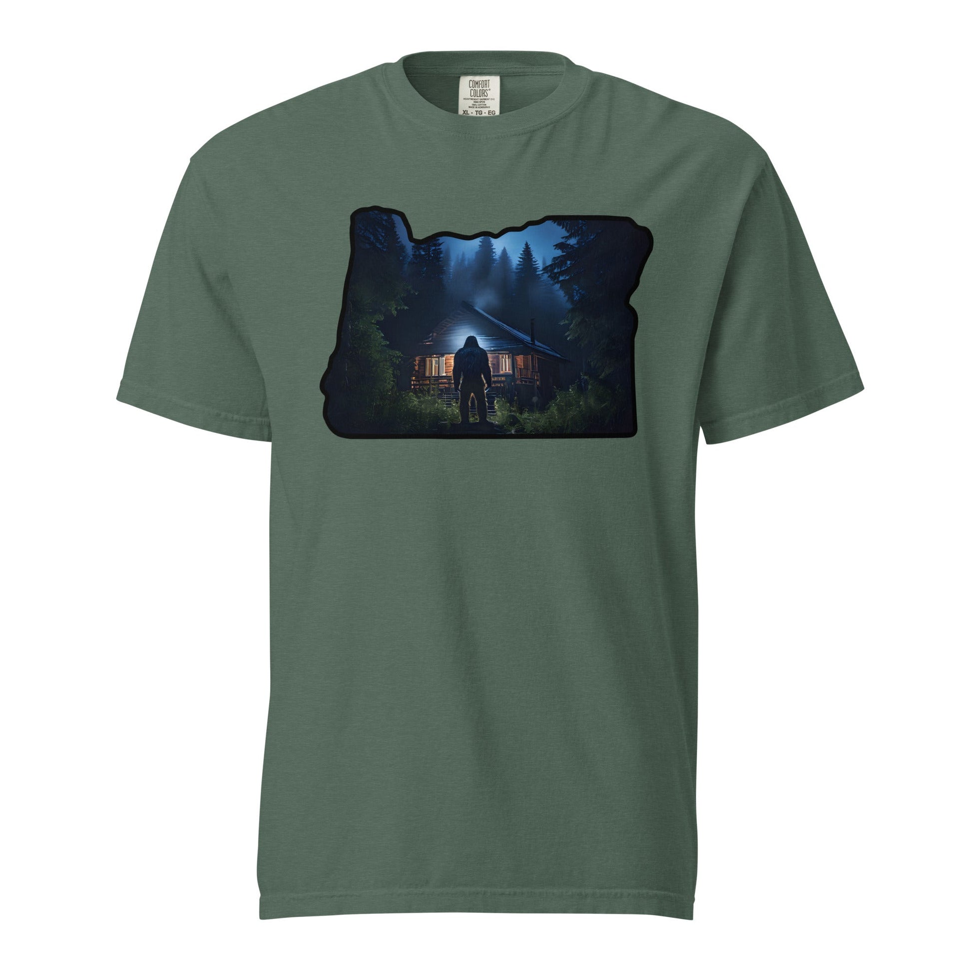 Oregon Bigfoot Visit Women's (Unisex) Premium Tee - Women's Shirts - Discovery Co.
