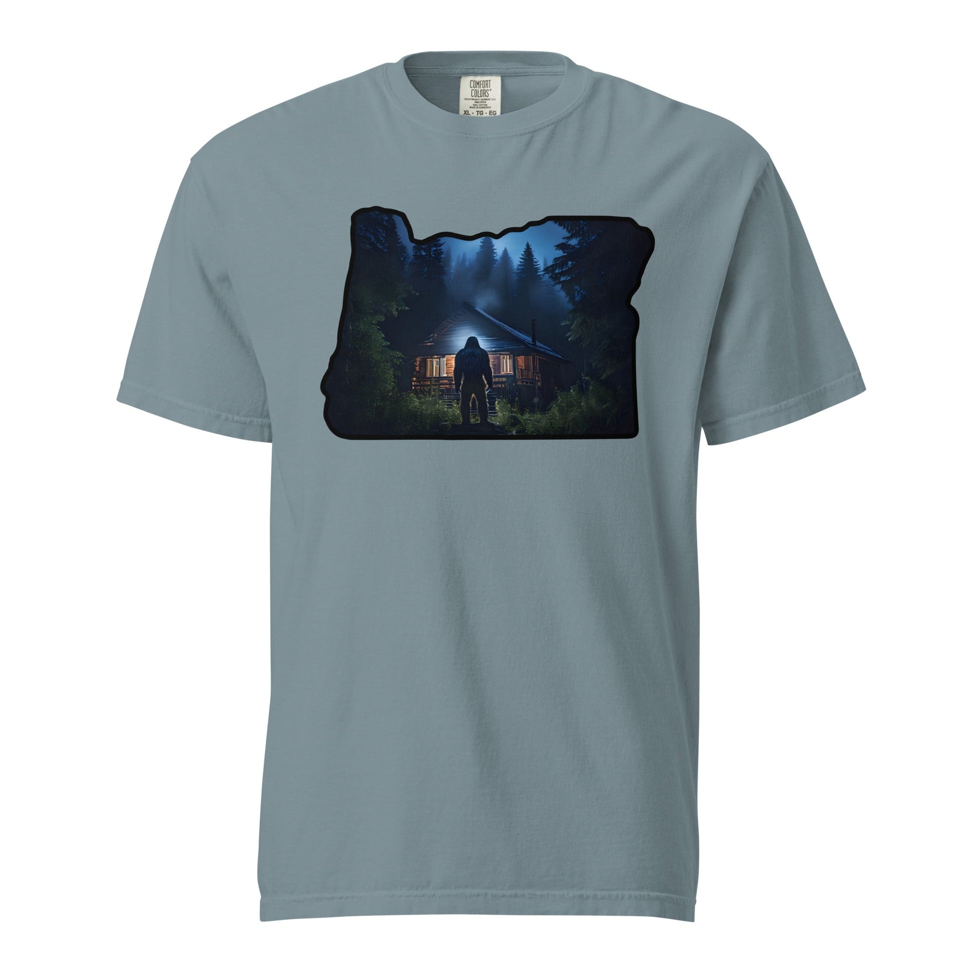 Oregon Bigfoot Visit Women's (Unisex) Premium Tee - Women's Shirts - Discovery Co.
