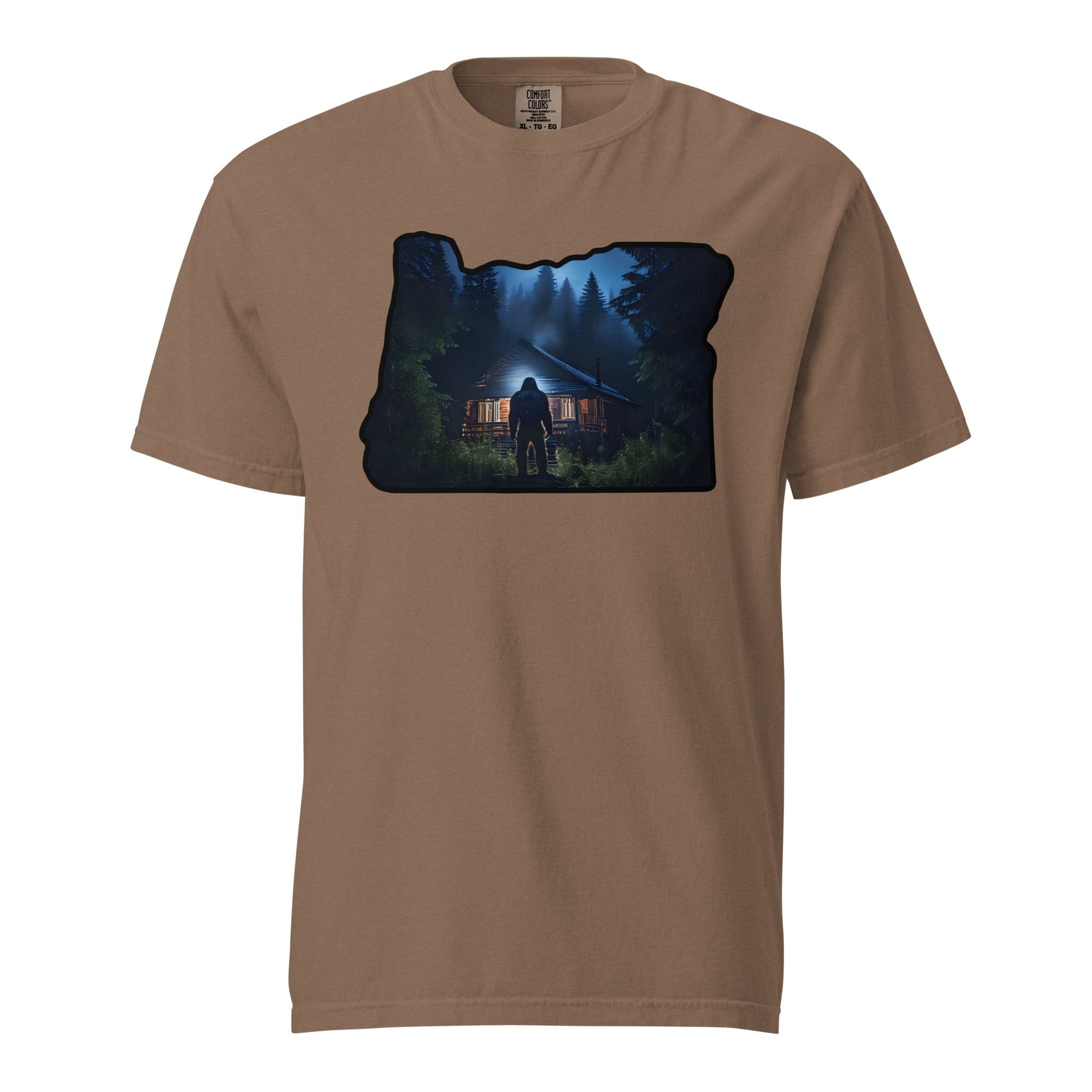 Oregon Bigfoot Visit Women's (Unisex) Premium Tee - Women's Shirts - Discovery Co.