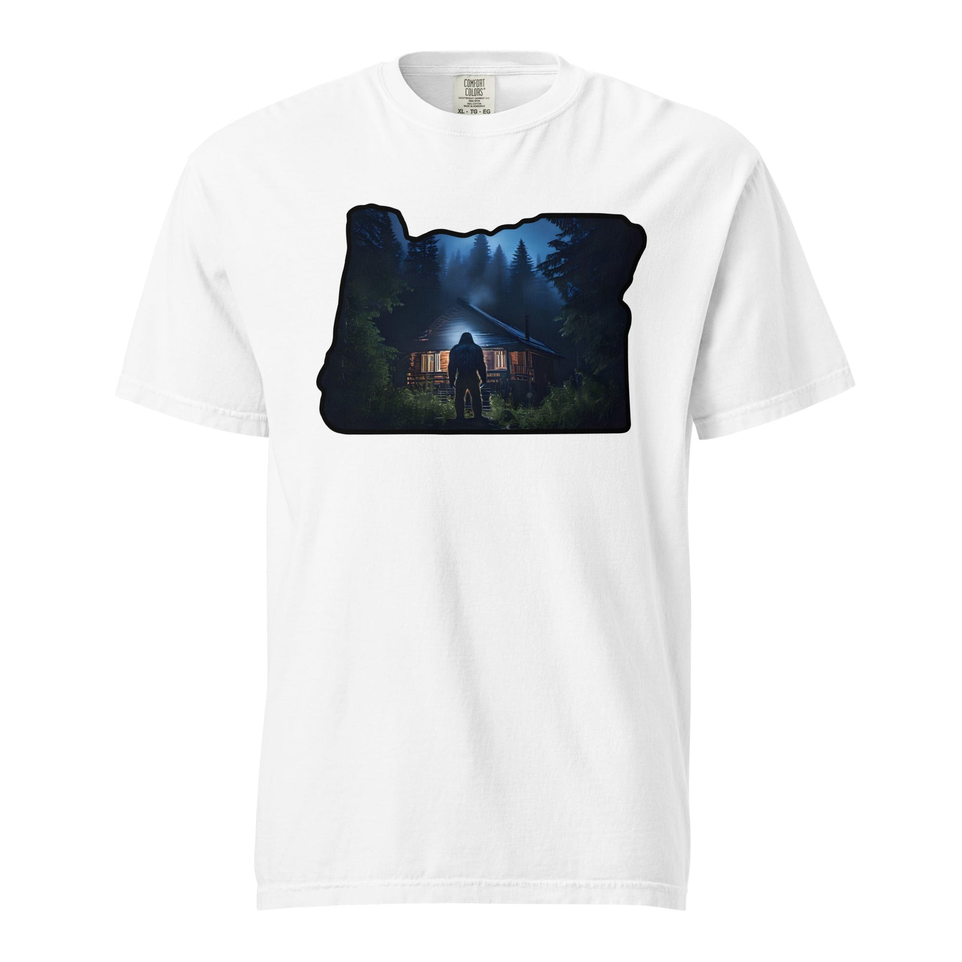 Oregon Bigfoot Visit Women's (Unisex) Premium Tee - Women's Shirts - Discovery Co.