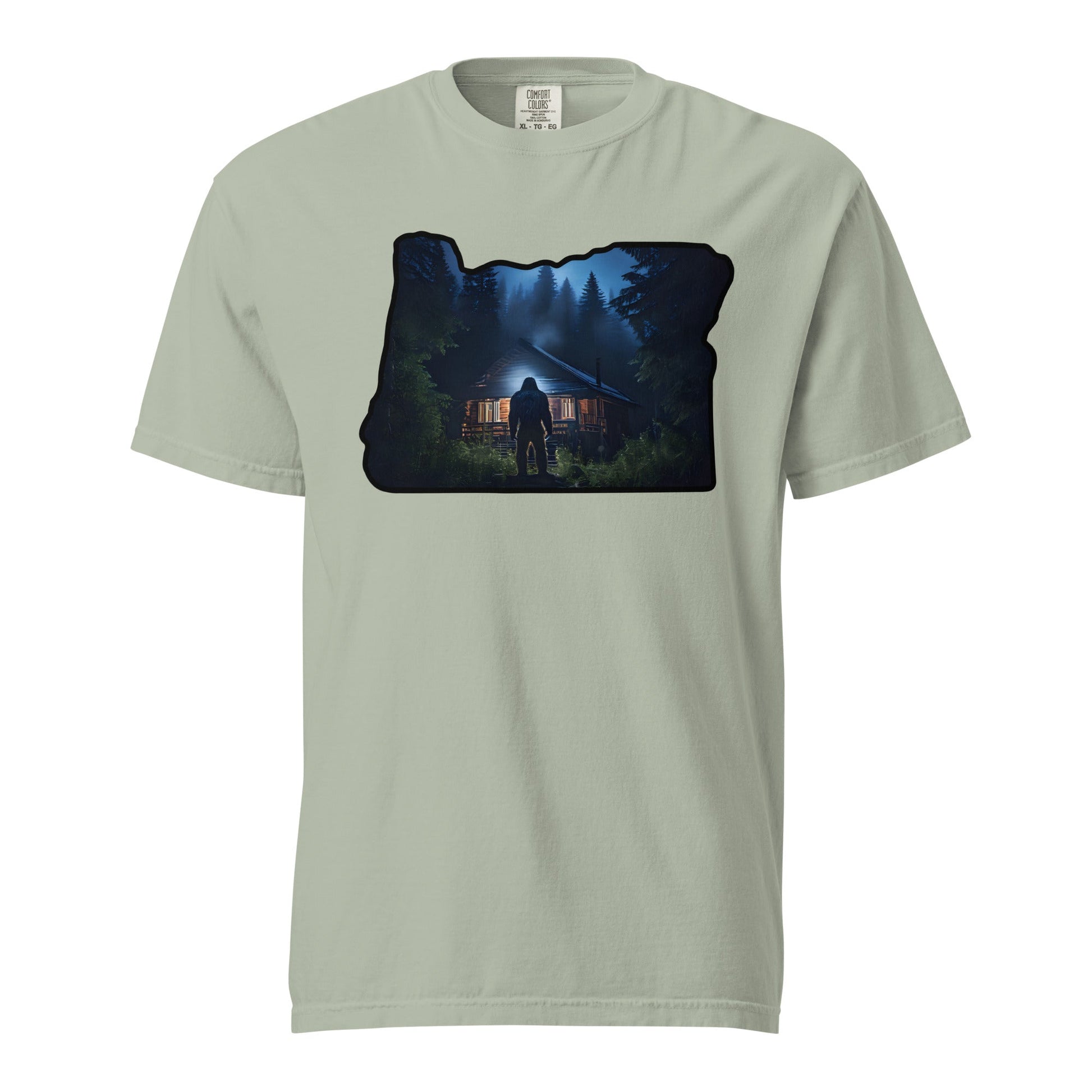 Oregon Bigfoot Visit Women's (Unisex) Premium Tee - Women's Shirts - Discovery Co.