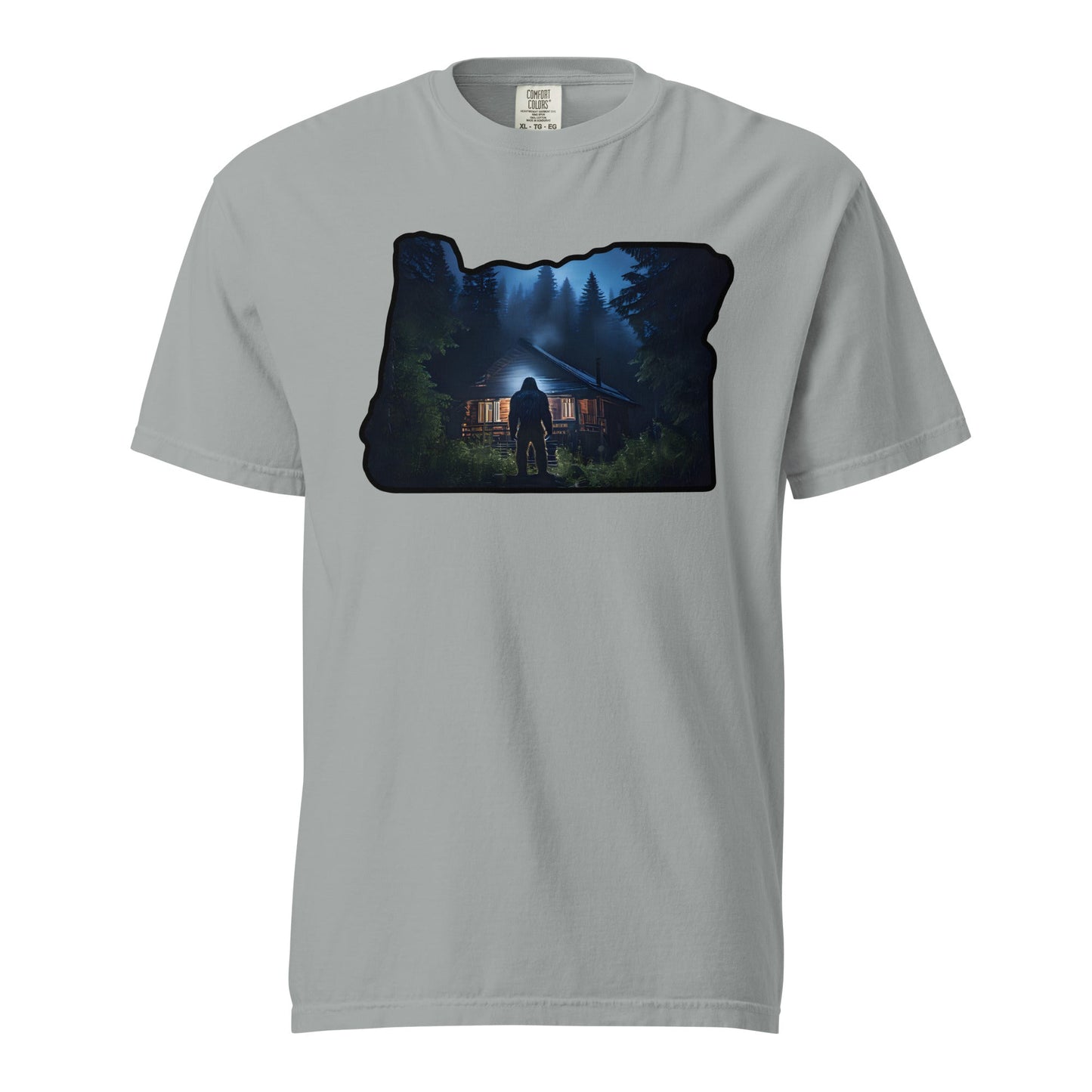 Oregon Bigfoot Visit Women's (Unisex) Premium Tee - Women's Shirts - Discovery Co.