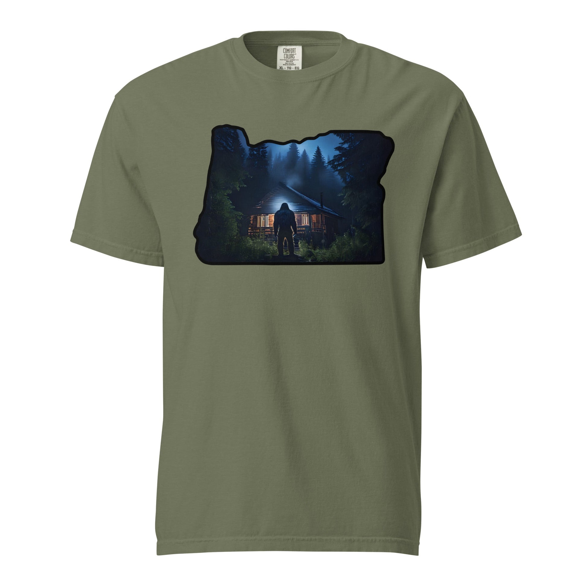 Oregon Bigfoot Visit Women's (Unisex) Premium Tee - Women's Shirts - Discovery Co.