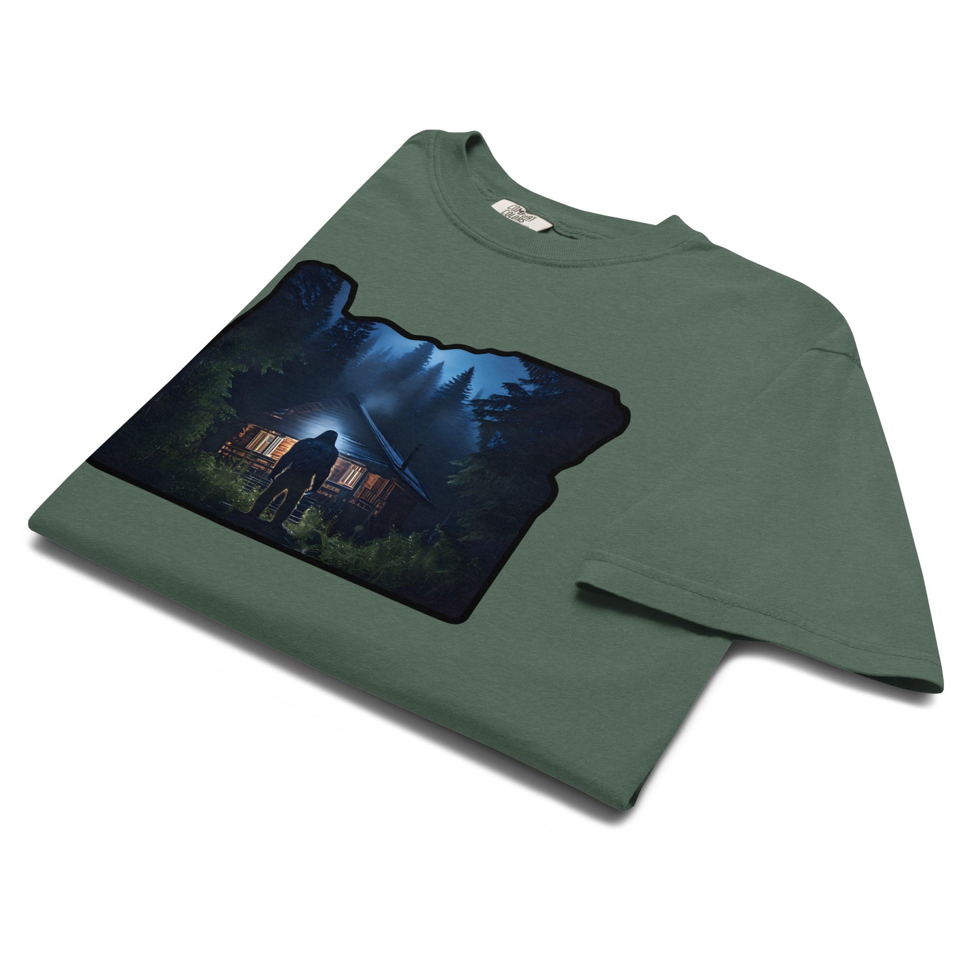 Oregon Bigfoot Visit Women's (Unisex) Premium Tee - Women's Shirts - Discovery Co.