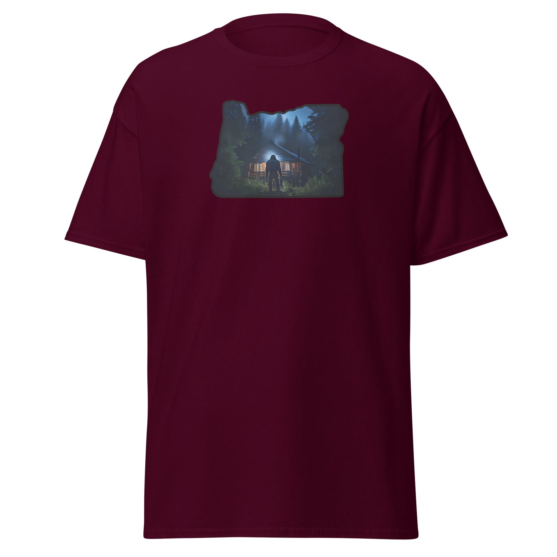 Oregon Bigfoot Visits Men's (Unisex) Classic Tee - Men's Shirts - Discovery Co.