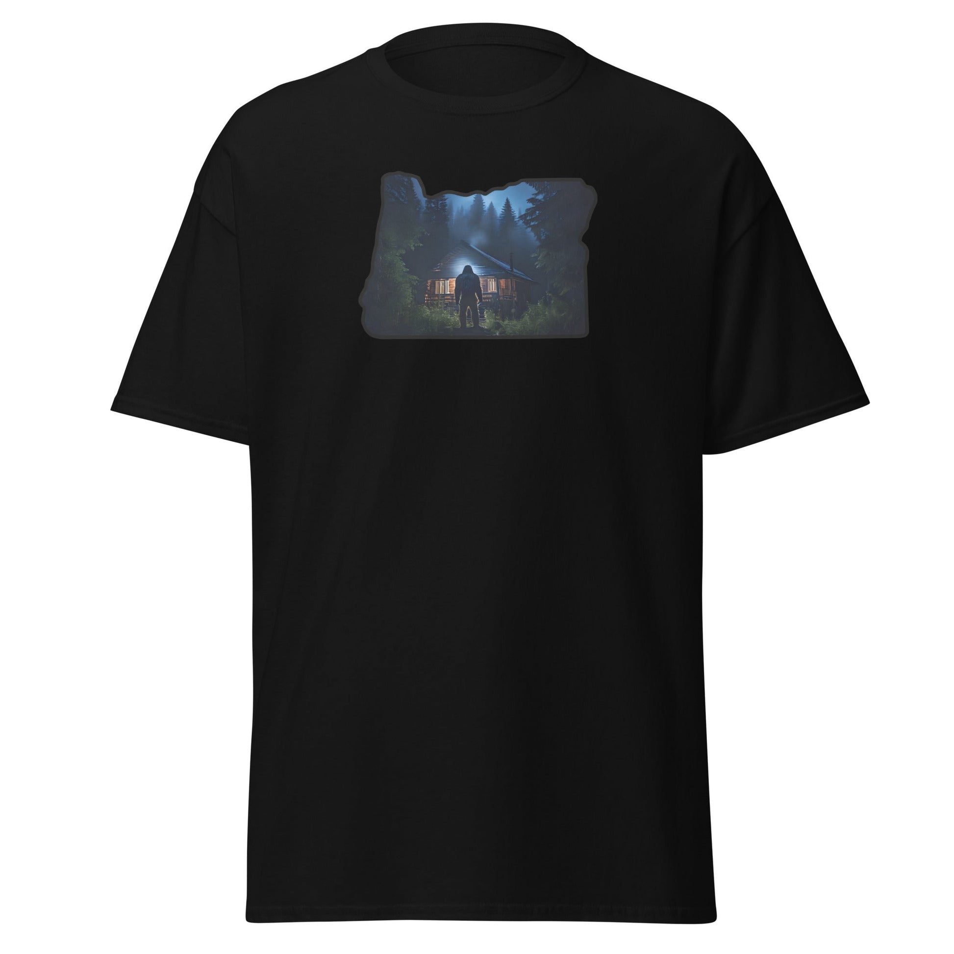Oregon Bigfoot Visits Men's (Unisex) Classic Tee - Men's Shirts - Discovery Co.