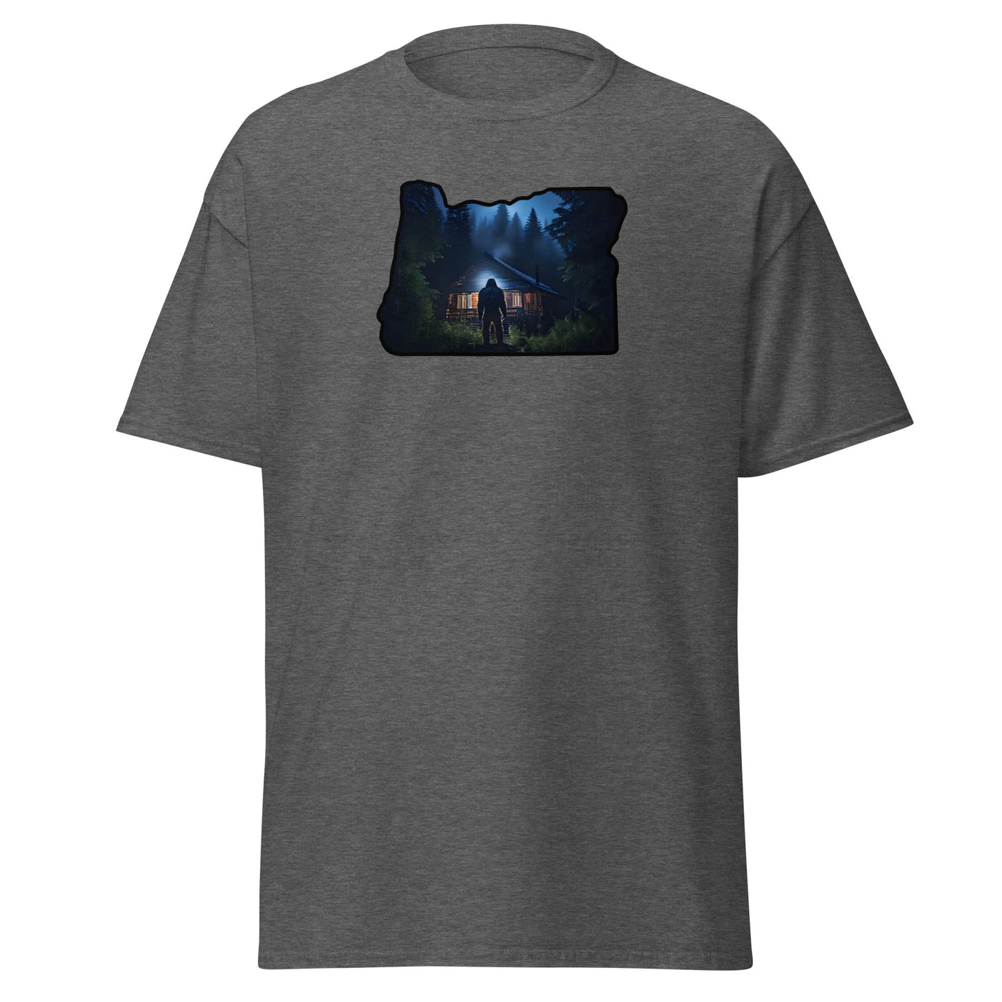 Oregon Bigfoot Visits Men's (Unisex) Classic Tee - Men's Shirts - Discovery Co.