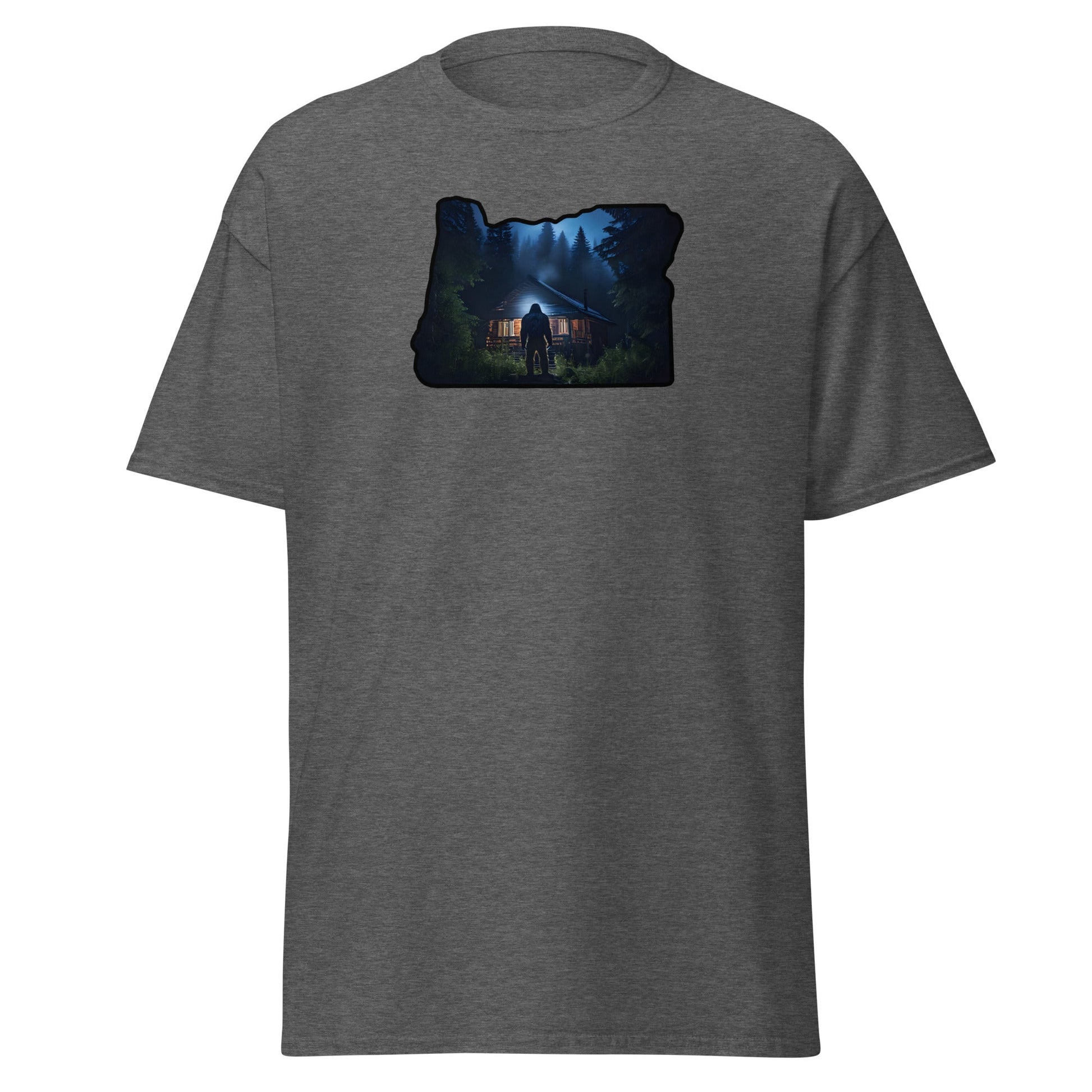 Oregon Bigfoot Visits Men's (Unisex) Classic Tee - Men's Shirts - Discovery Co.