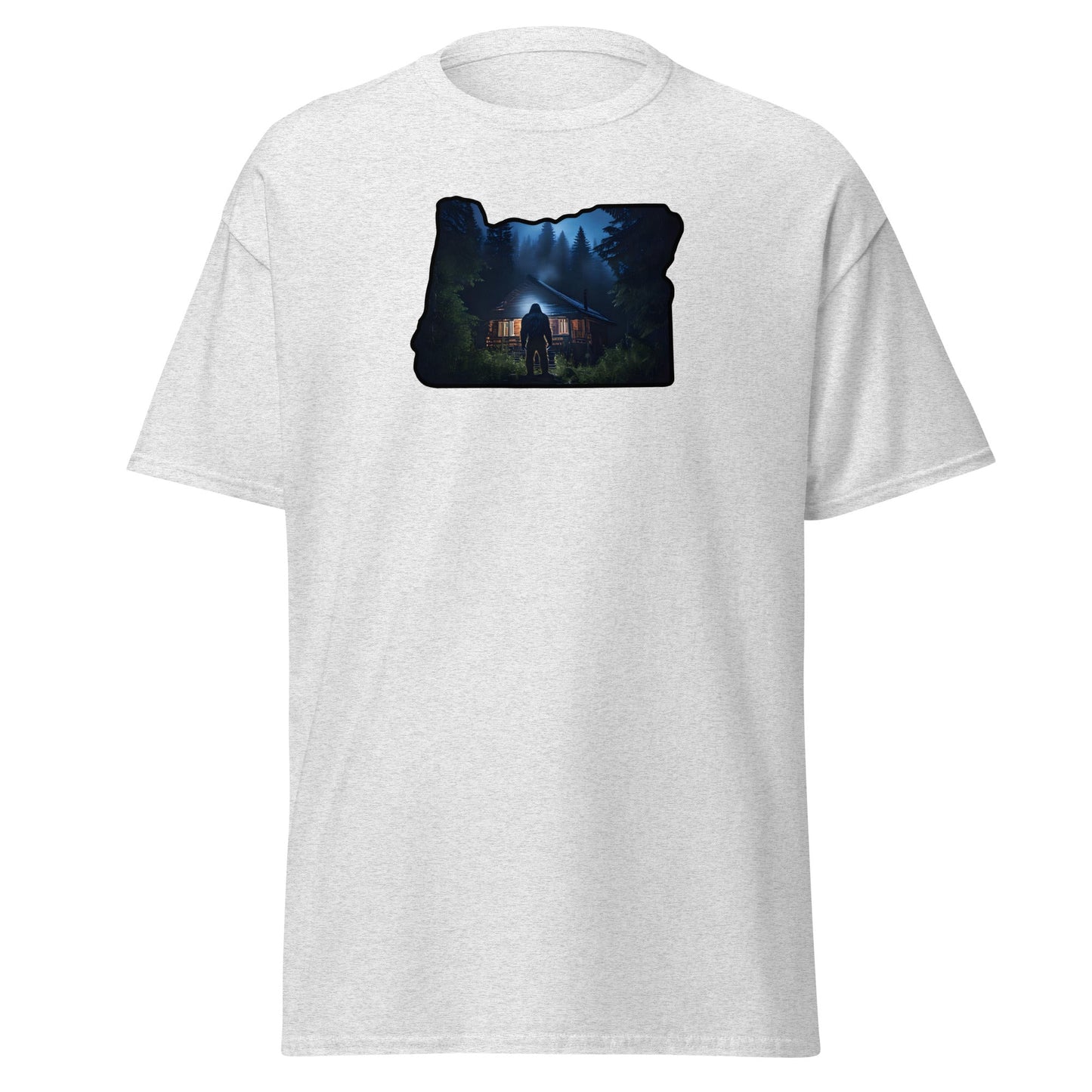Oregon Bigfoot Visits Men's (Unisex) Classic Tee - Men's Shirts - Discovery Co.