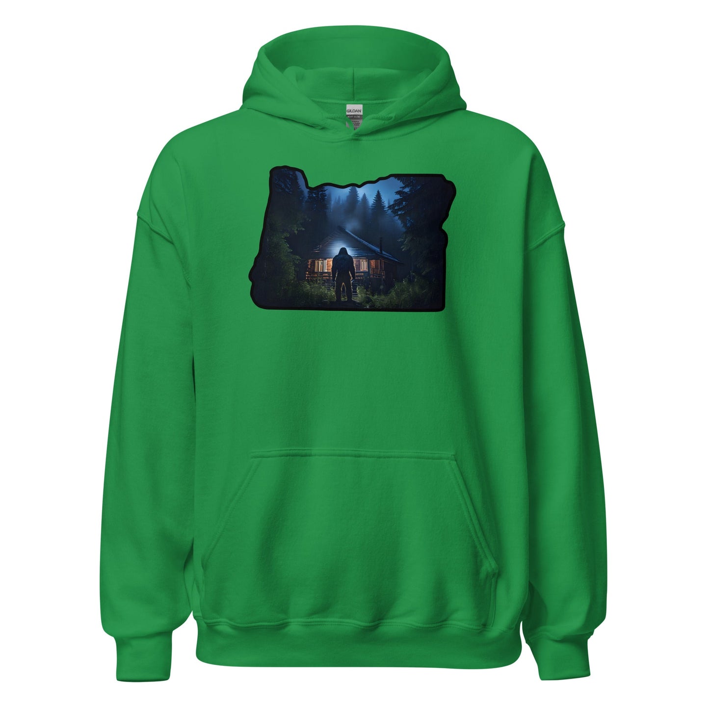 Oregon Bigfoot Visits Men's (Unisex) Hoodie - Hoodies - Discovery Co.
