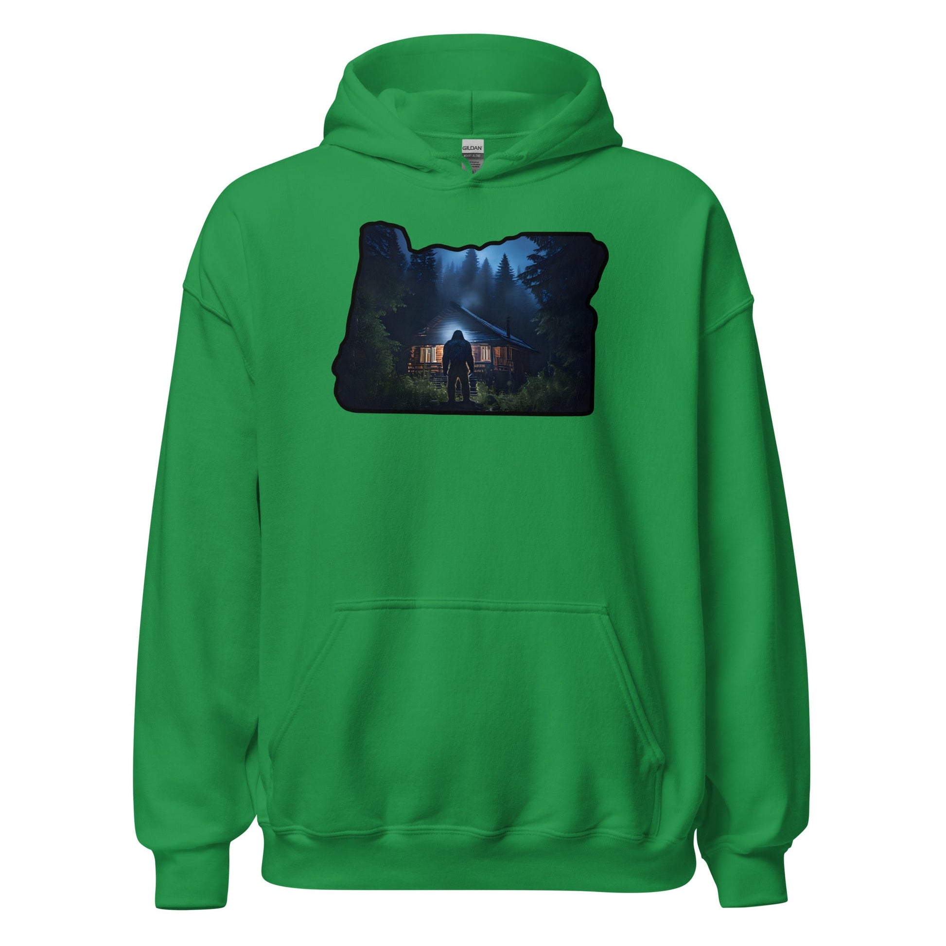 Oregon Bigfoot Visits Men's (Unisex) Hoodie - Hoodies - Discovery Co.
