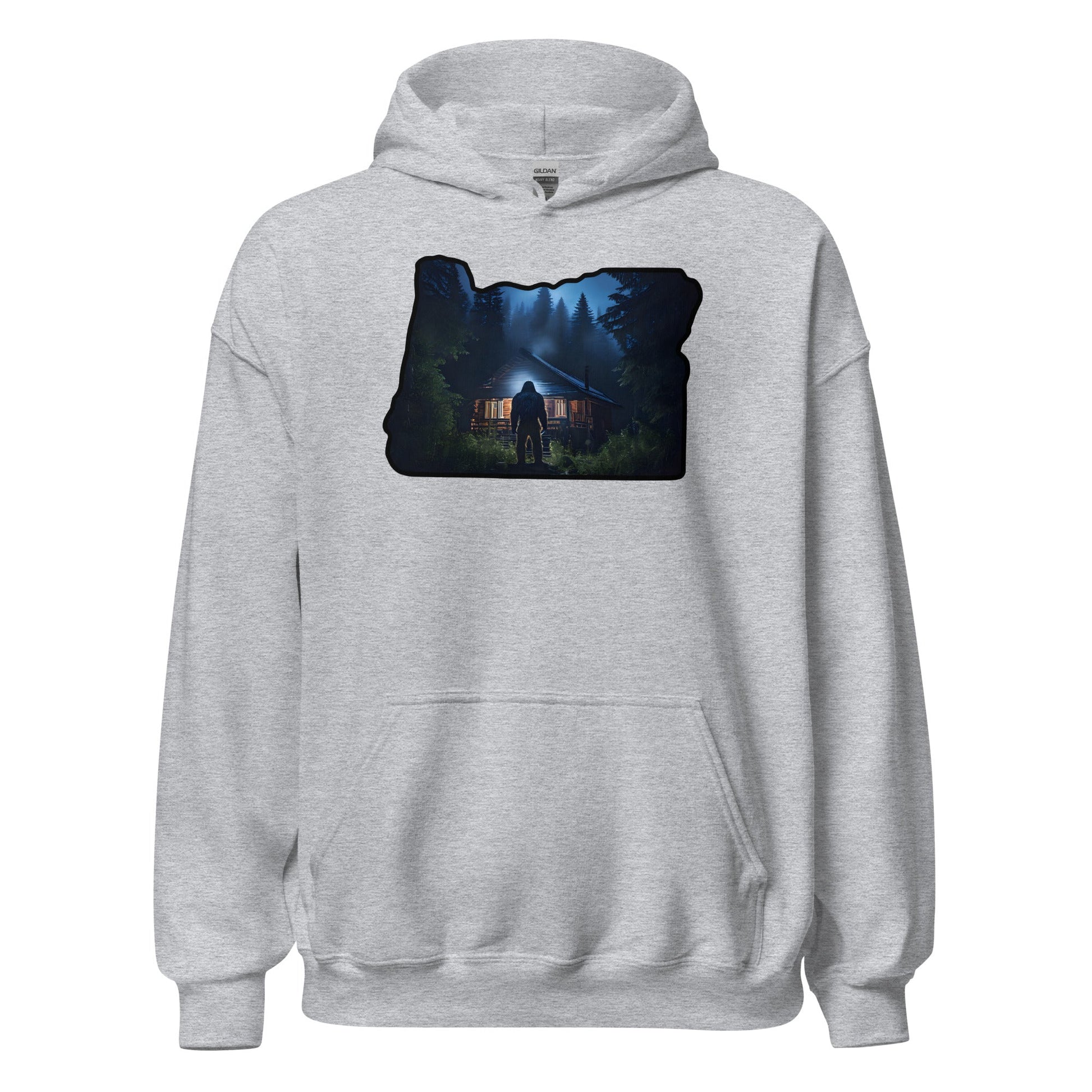 Oregon Bigfoot Visits Men's (Unisex) Hoodie - Hoodies - Discovery Co.