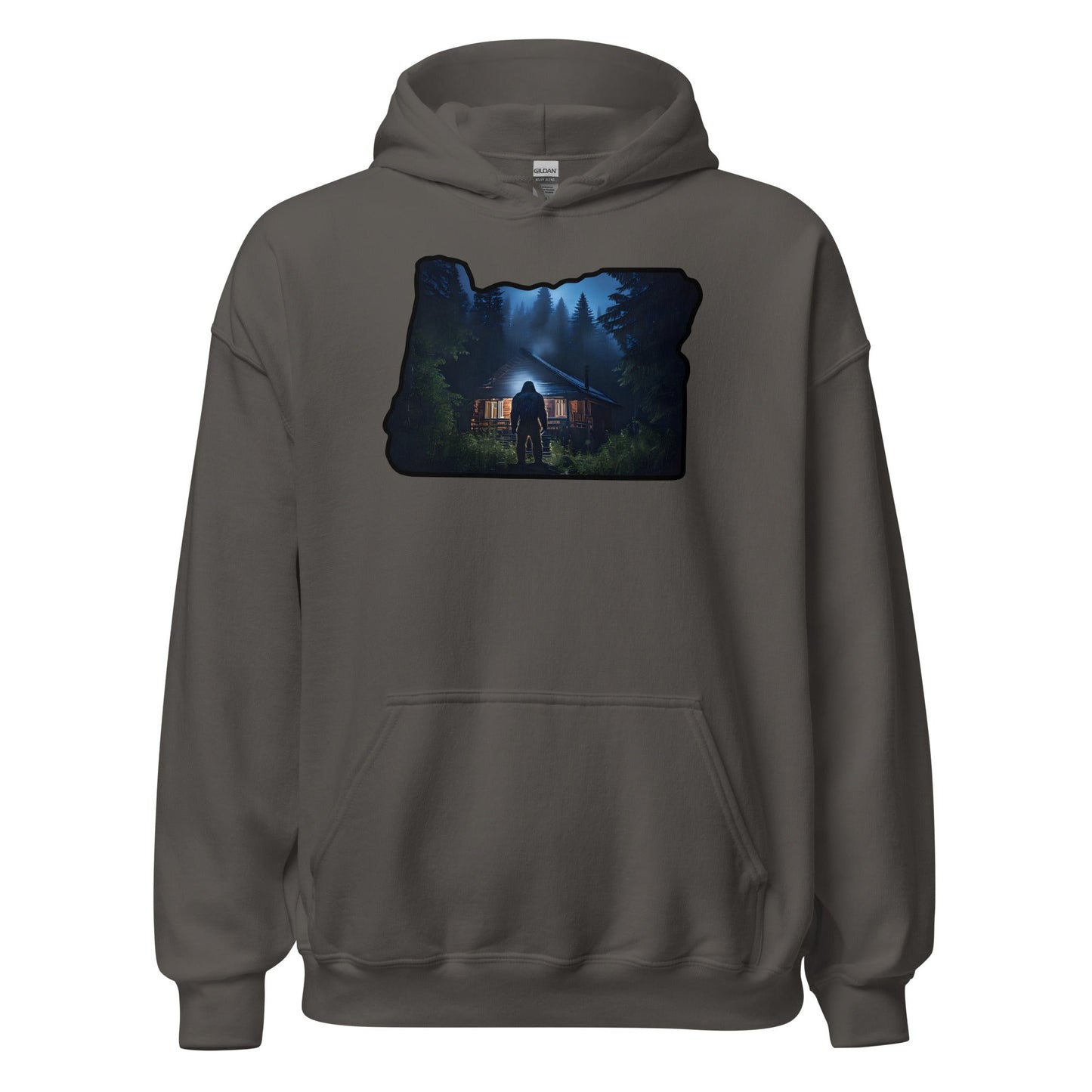 Oregon Bigfoot Visits Men's (Unisex) Hoodie - Hoodies - Discovery Co.
