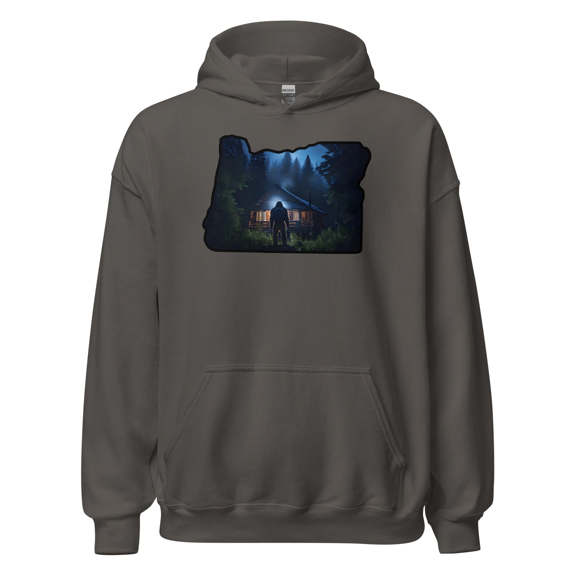 Oregon Bigfoot Visits Men's (Unisex) Hoodie - Hoodies - Discovery Co.