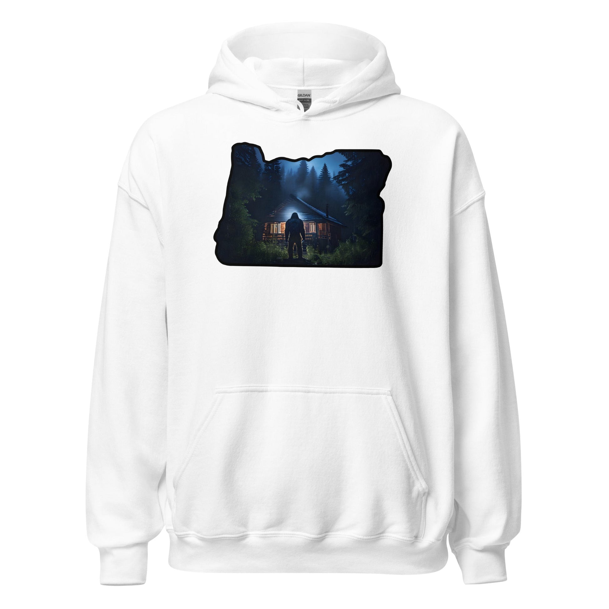 Oregon Bigfoot Visits Men's (Unisex) Hoodie - Hoodies - Discovery Co.