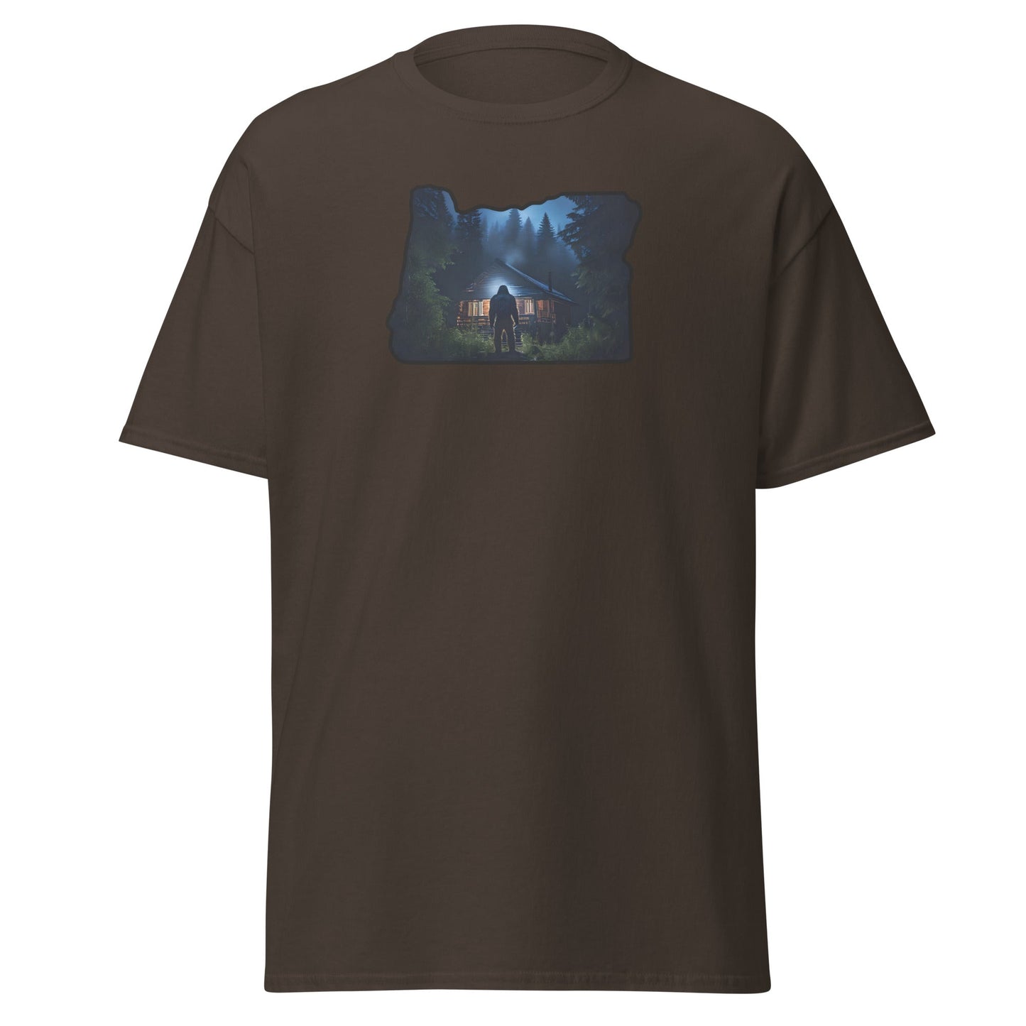 Oregon Bigfoot Visits Women's (Unisex) Classic Tee - Women's Shirts - Discovery Co.
