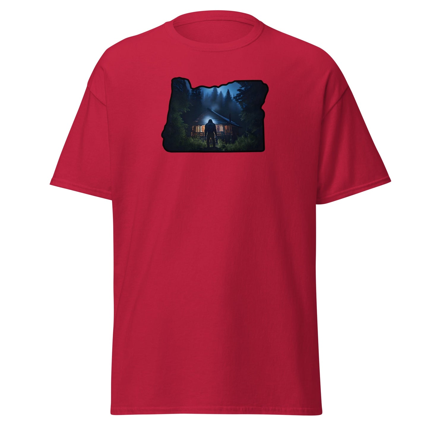 Oregon Bigfoot Visits Women's (Unisex) Classic Tee - Women's Shirts - Discovery Co.