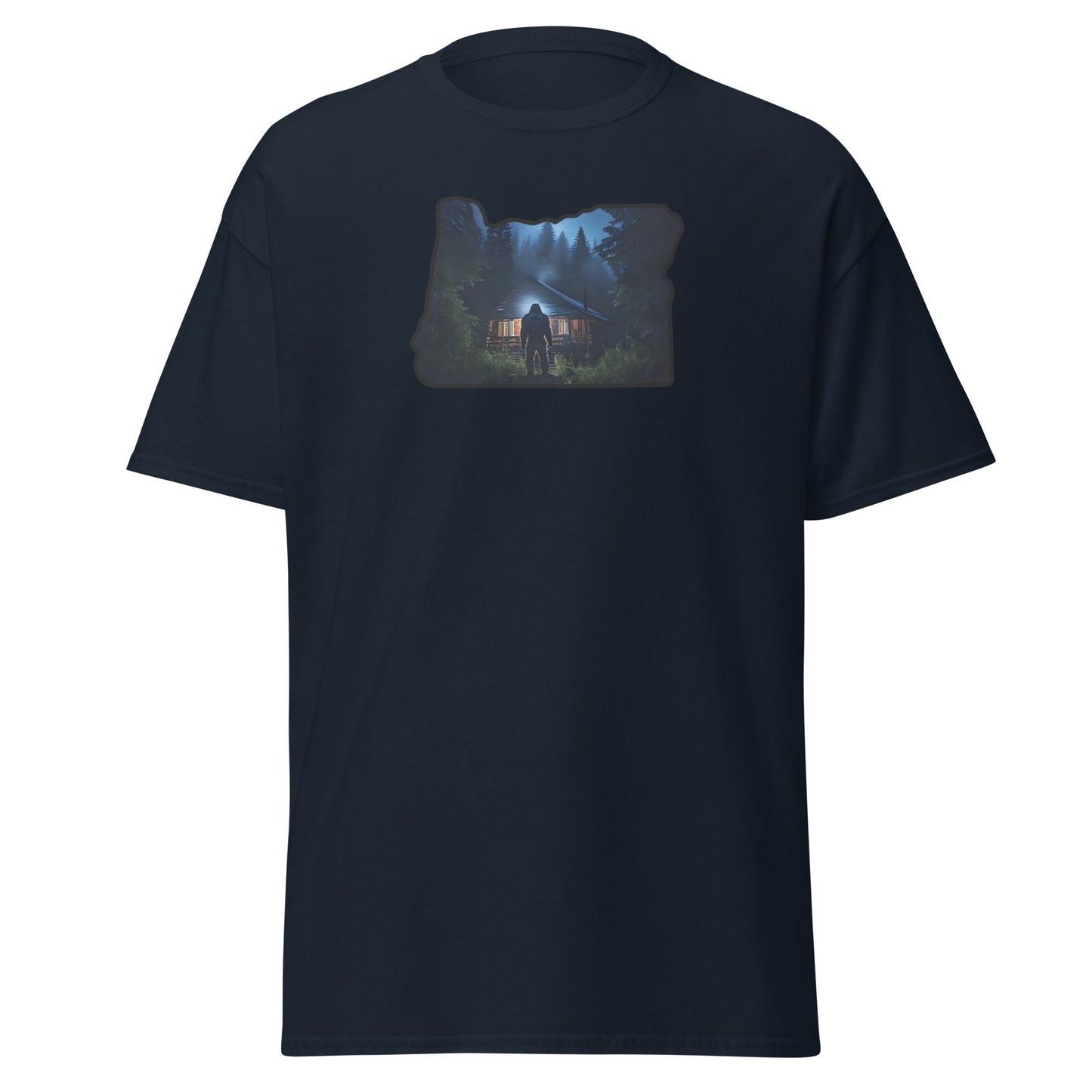 Oregon Bigfoot Visits Women's (Unisex) Classic Tee - Women's Shirts - Discovery Co.