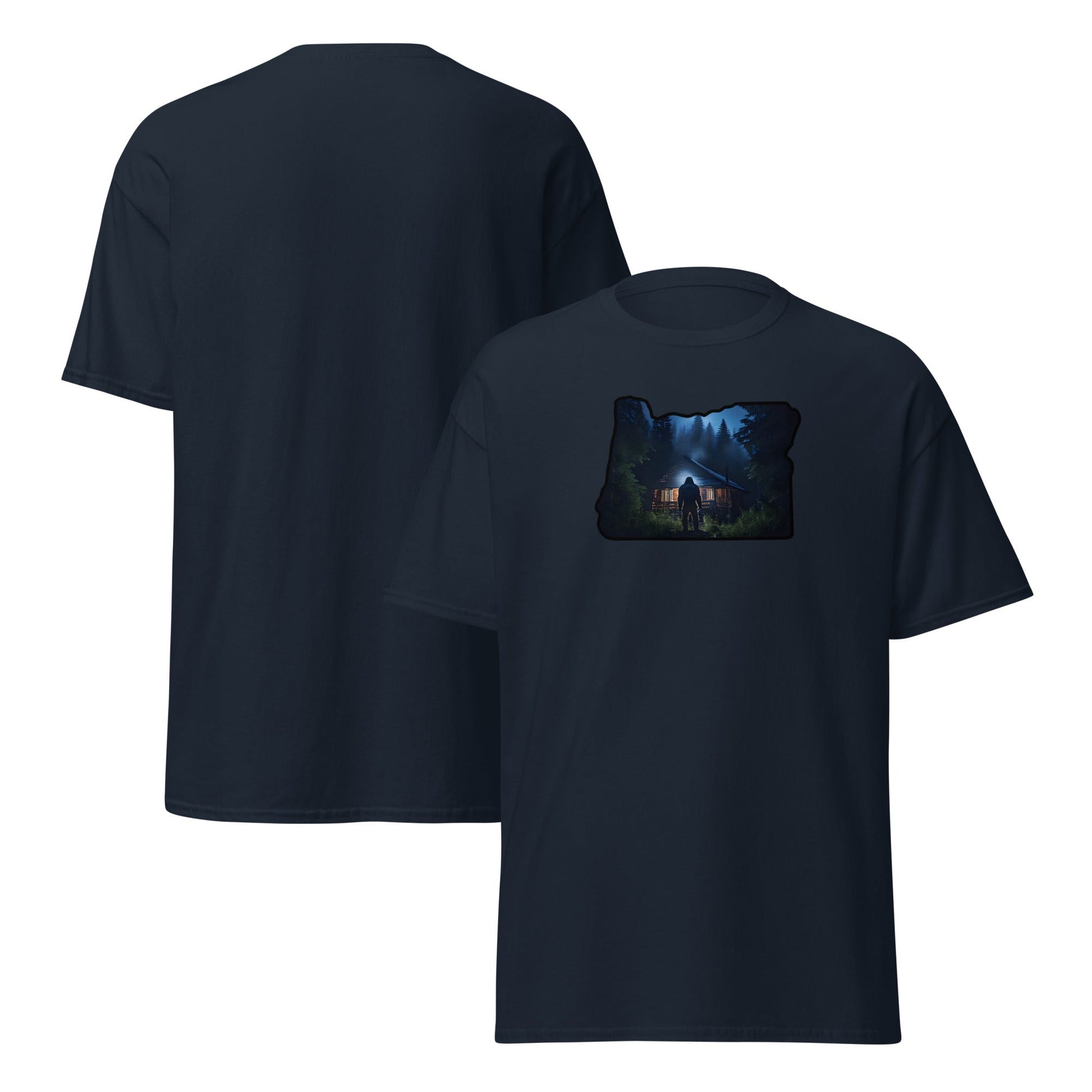 Oregon Bigfoot Visits Women's (Unisex) Classic Tee - Women's Shirts - Discovery Co.